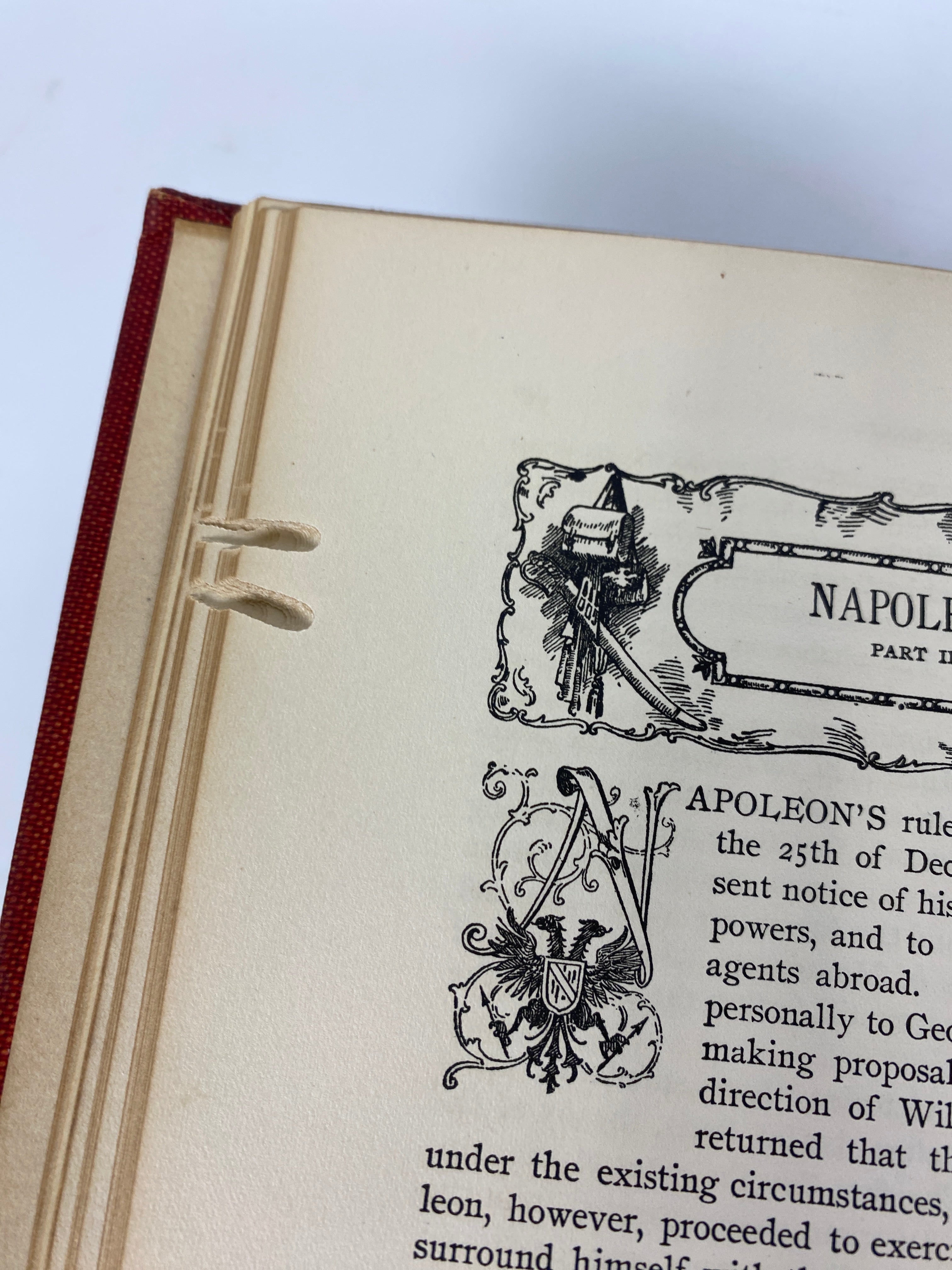 12 Volume Set: Library of Historic Characters & Famous Events 1909 Antique HC