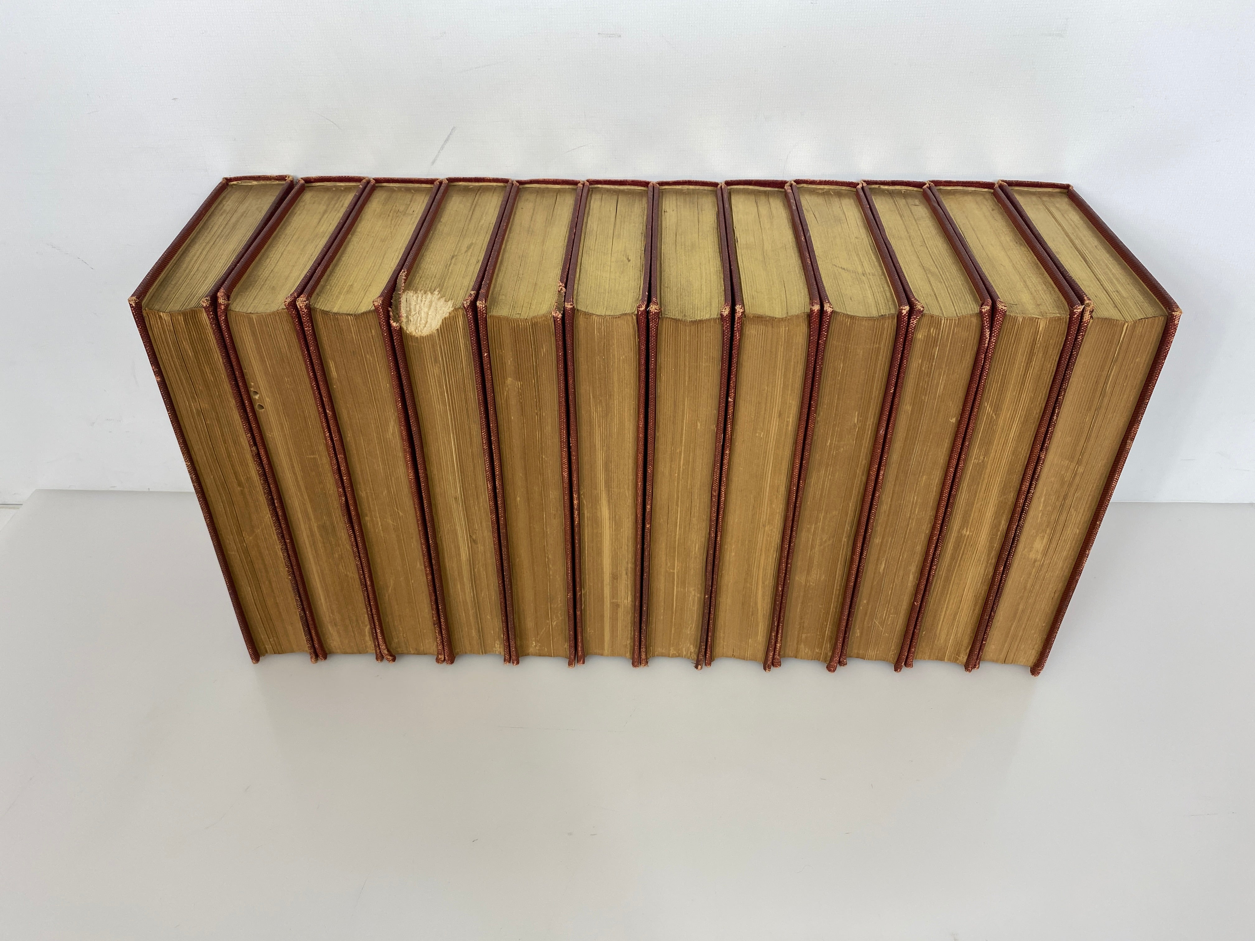 12 Volume Set: Library of Historic Characters & Famous Events 1909 Antique HC