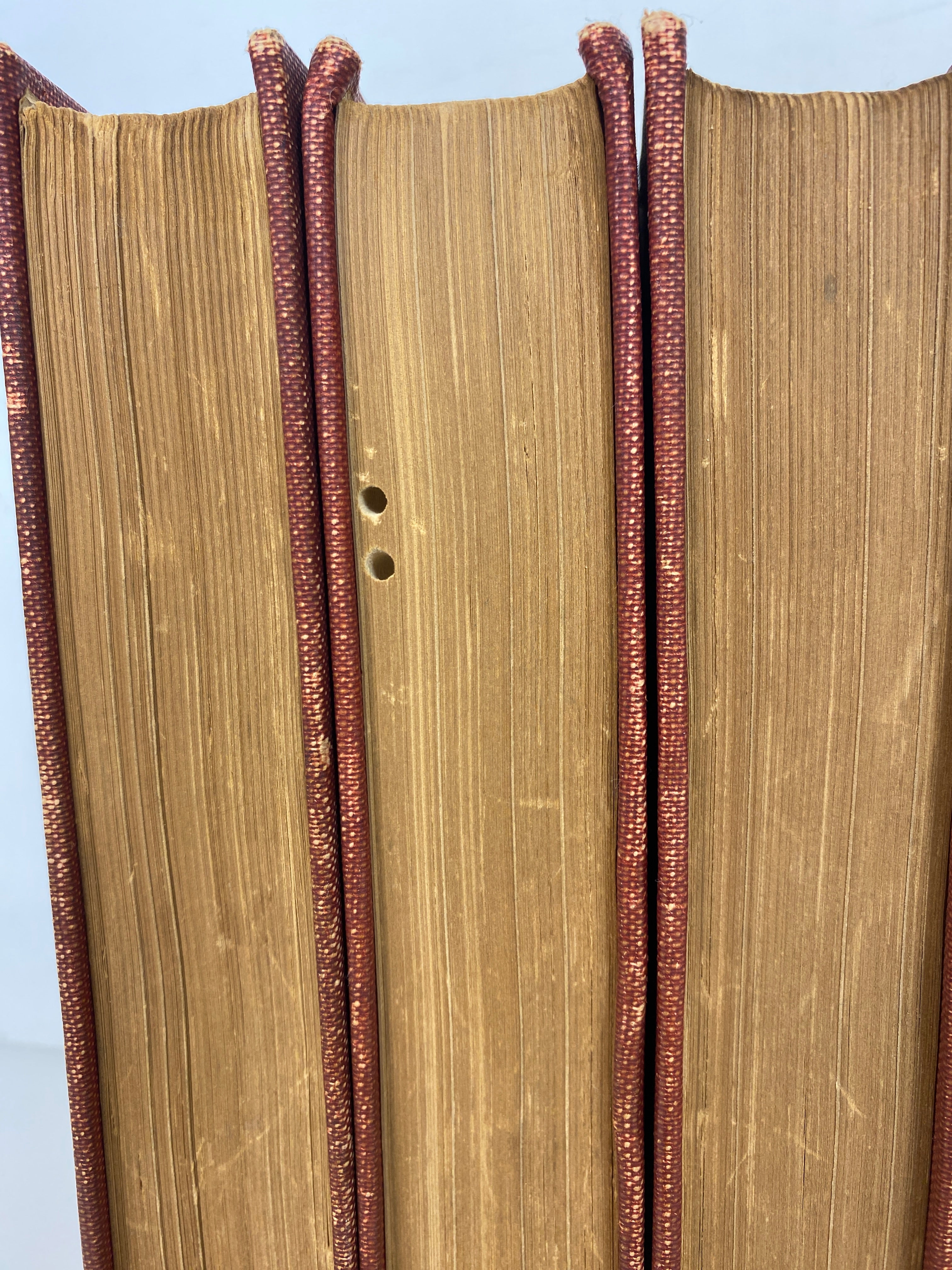 12 Volume Set: Library of Historic Characters & Famous Events 1909 Antique HC