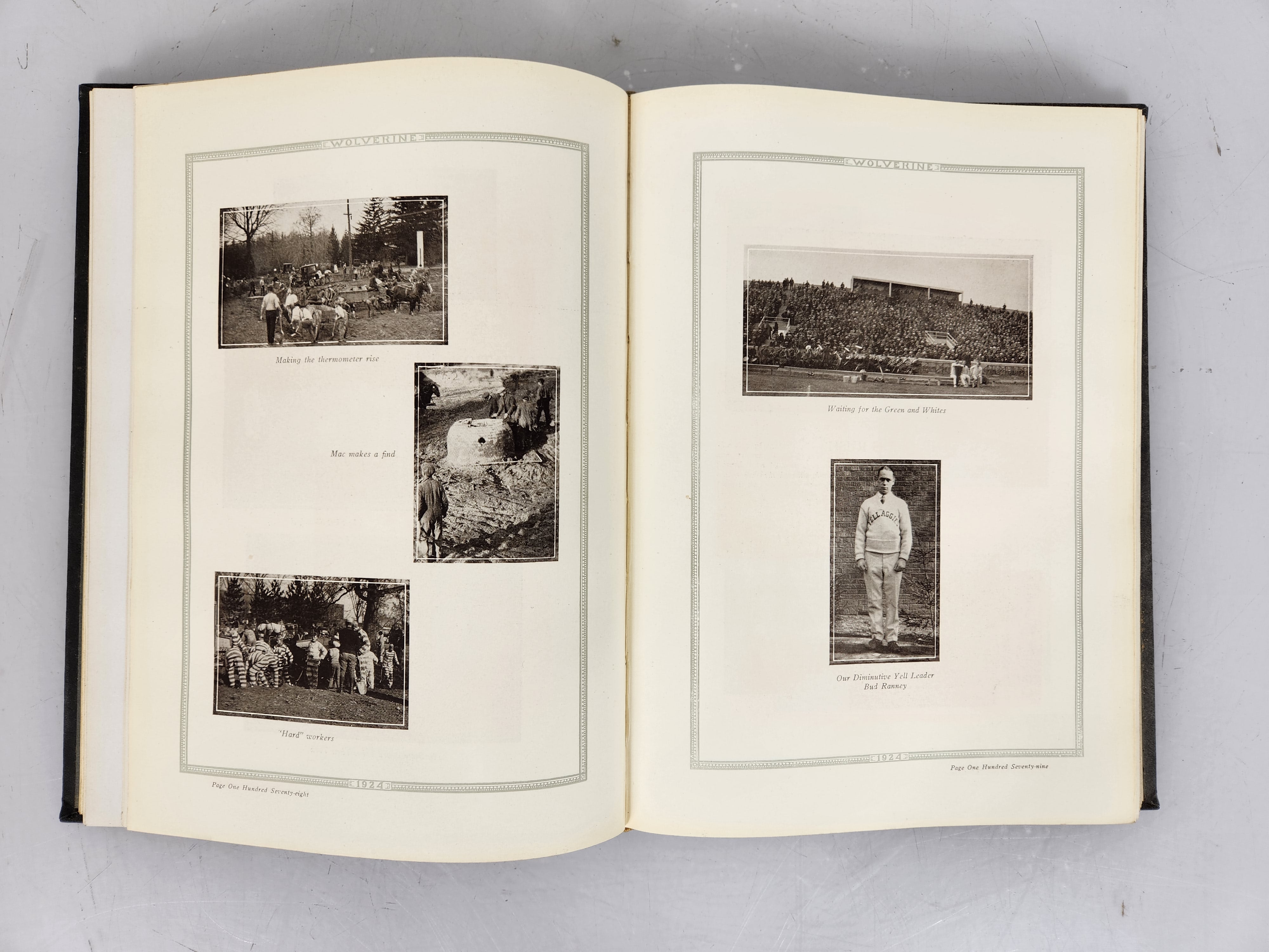 1924 Michigan Agricultural College Yearbook Wolverine