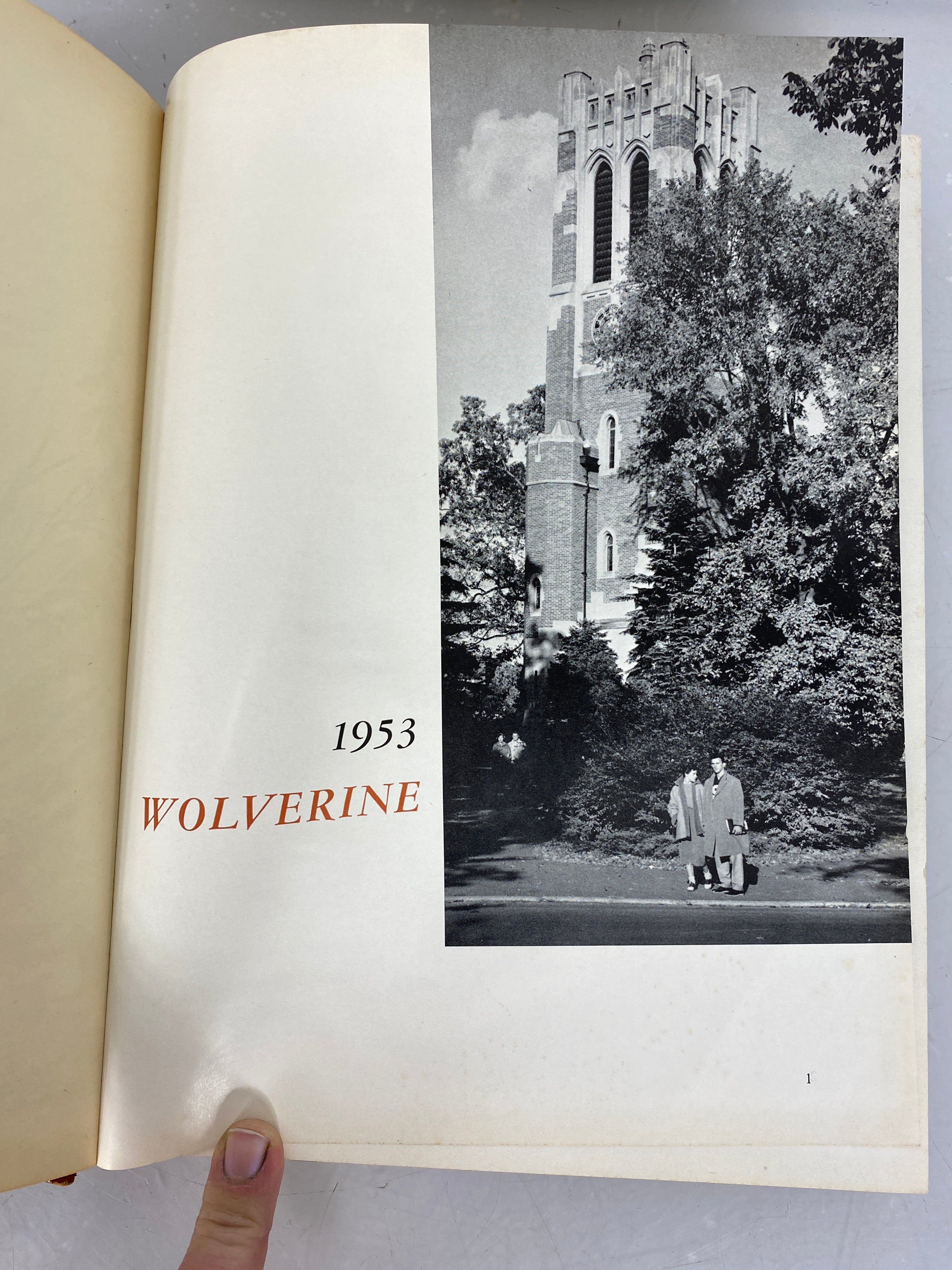 1953 Michigan State College Yearbook Wolverine