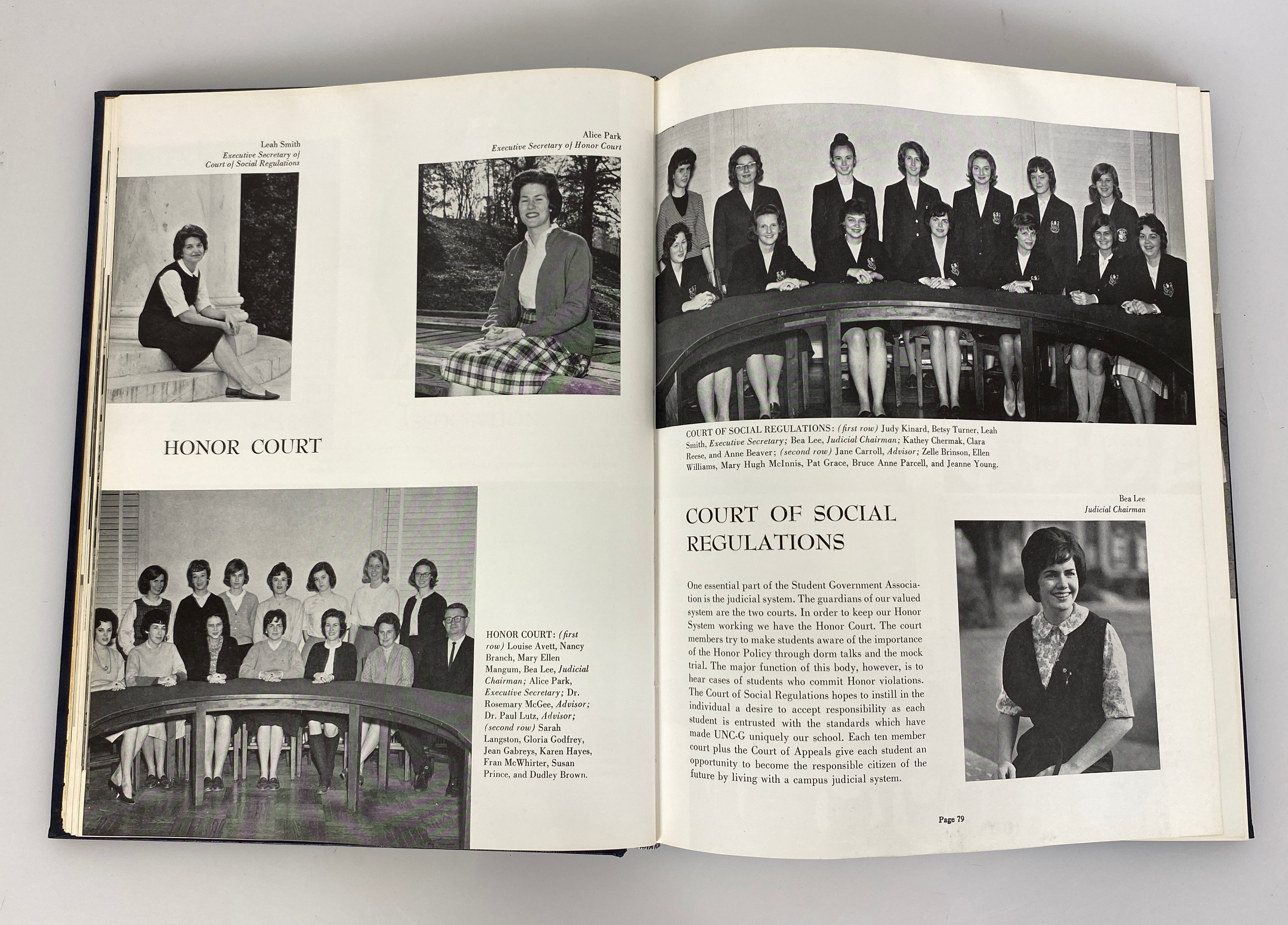 1965 University of North Carolina Greensboro "Pine Needles" Yearbook HC