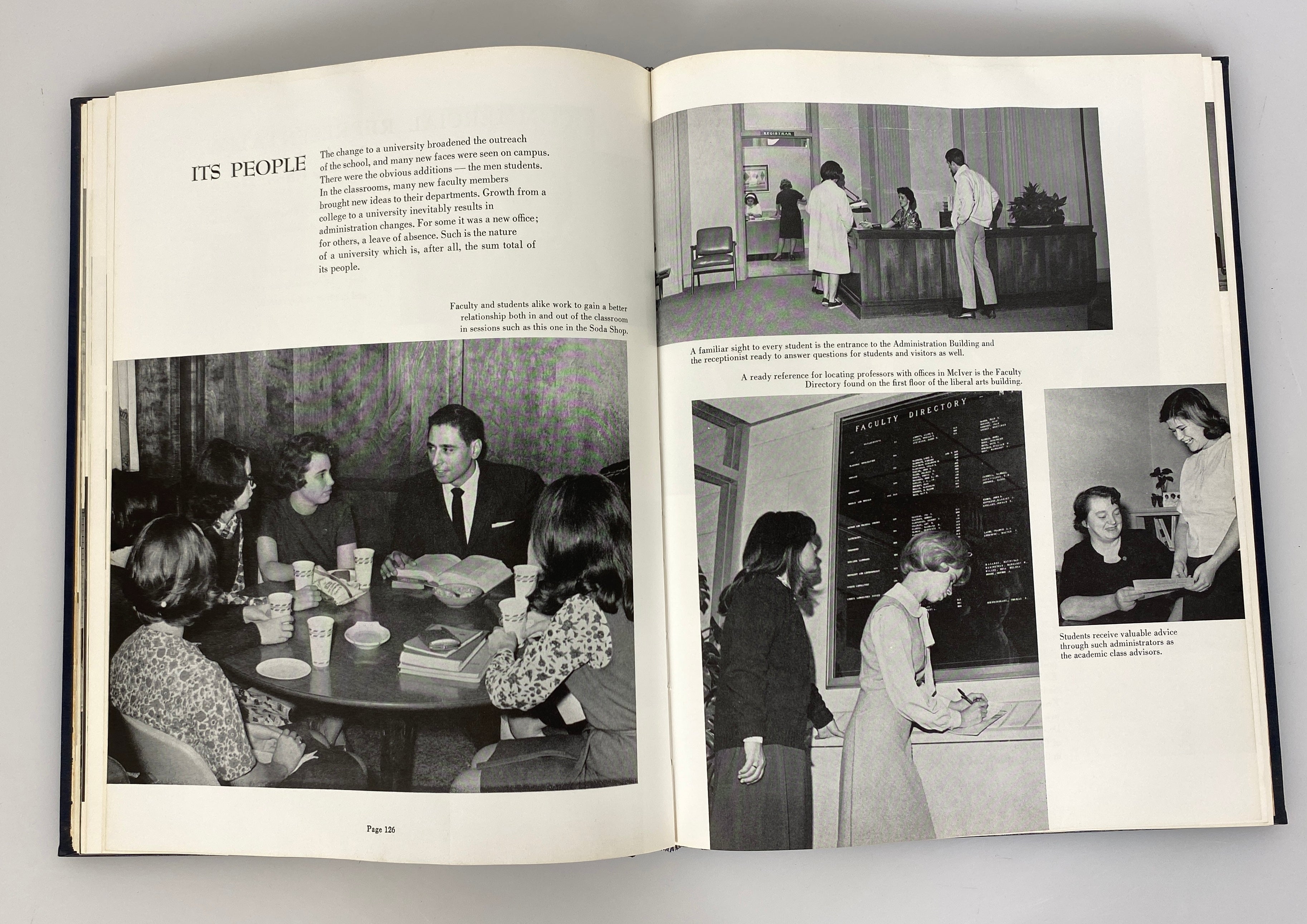 1965 University of North Carolina Greensboro "Pine Needles" Yearbook HC