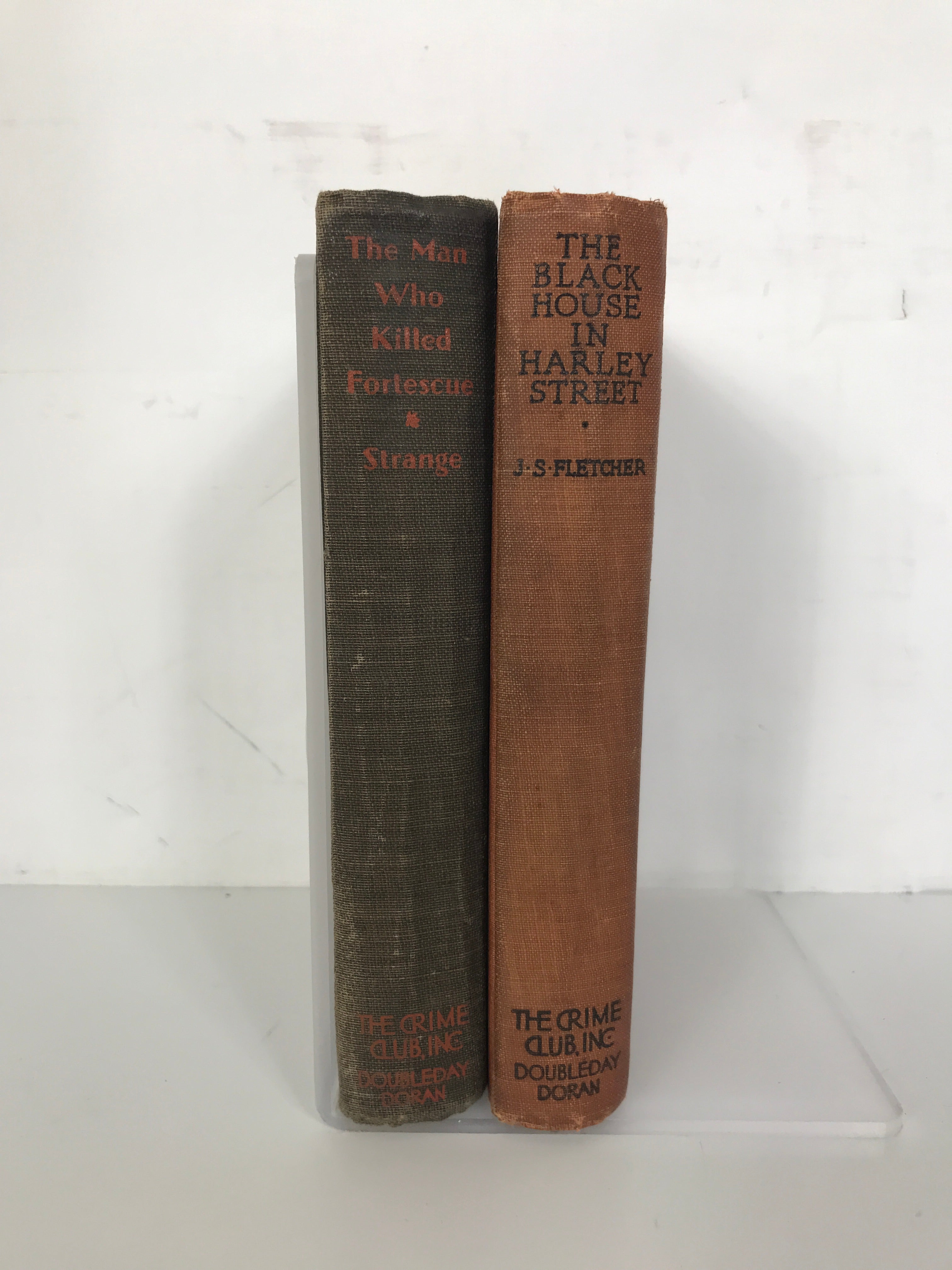 2 Crime Club 1st: Man Who Killed Fortescue/ Black House in Harley St 1928