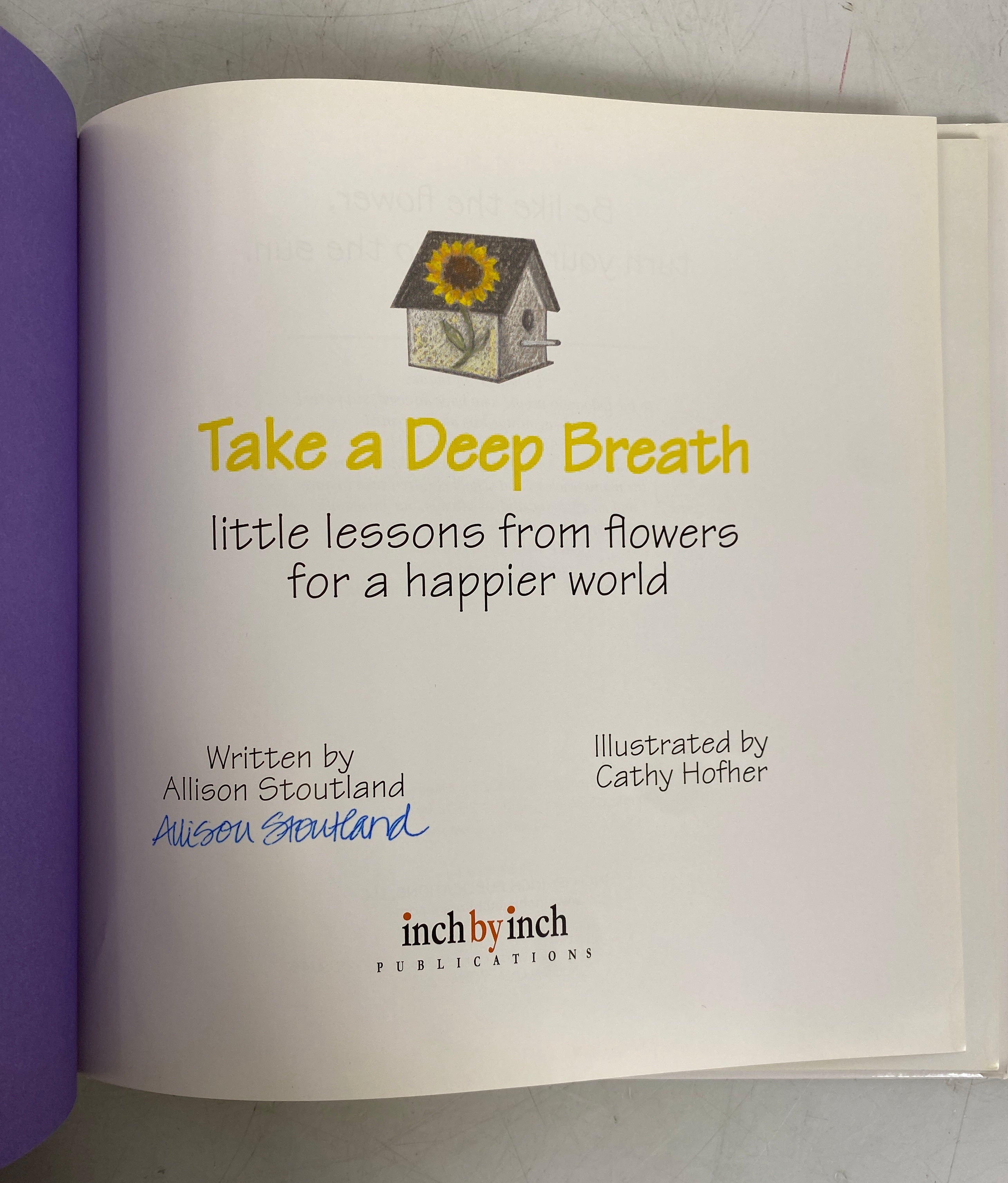 2 Signed Vols: I'm a Michigan Kid (Bower)/Take a Deep Breath (Stoutland) HCDJ