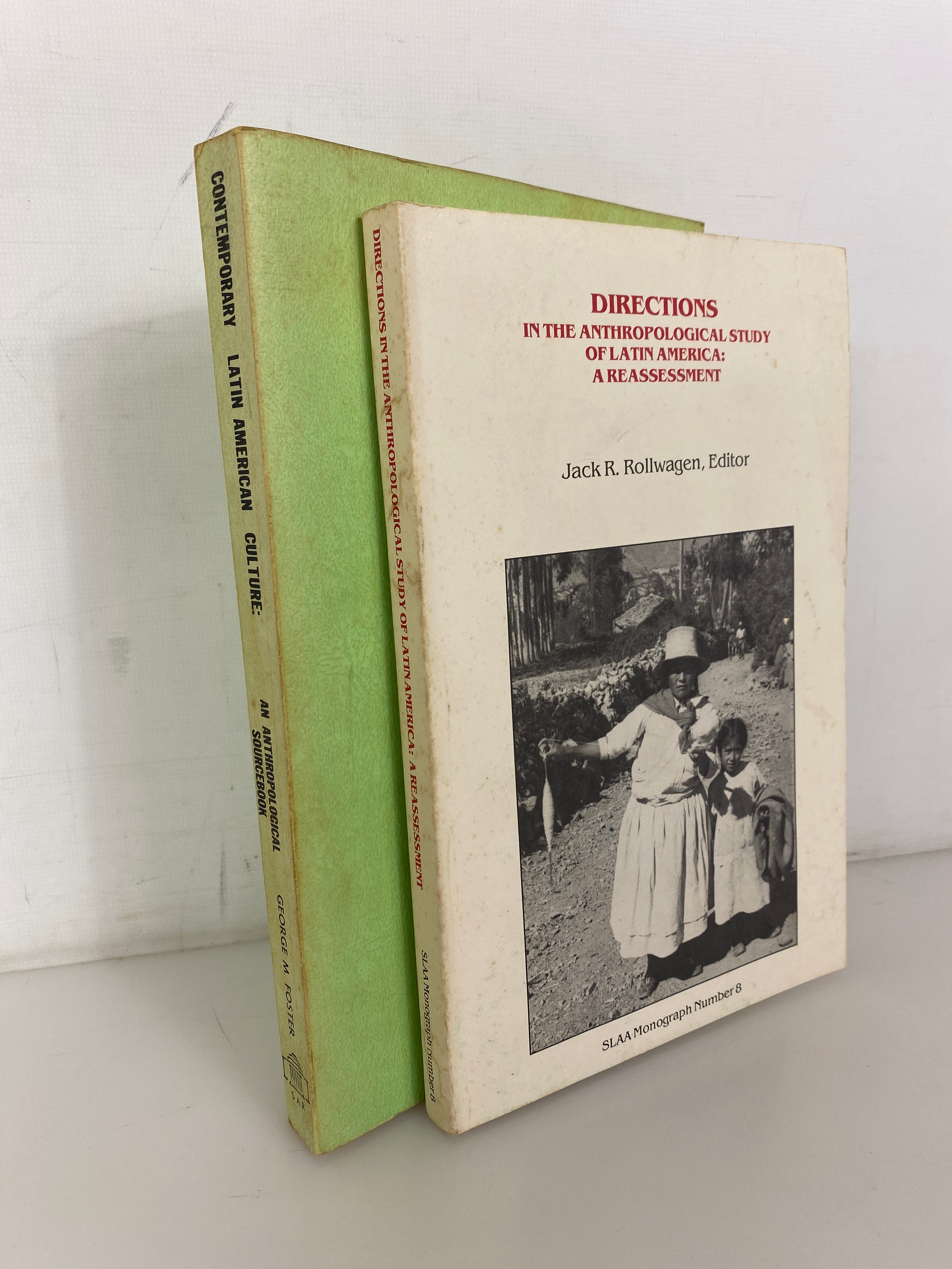 2 Vintage Anthropological Studies of Latin America by Foster/Rollwagen SC