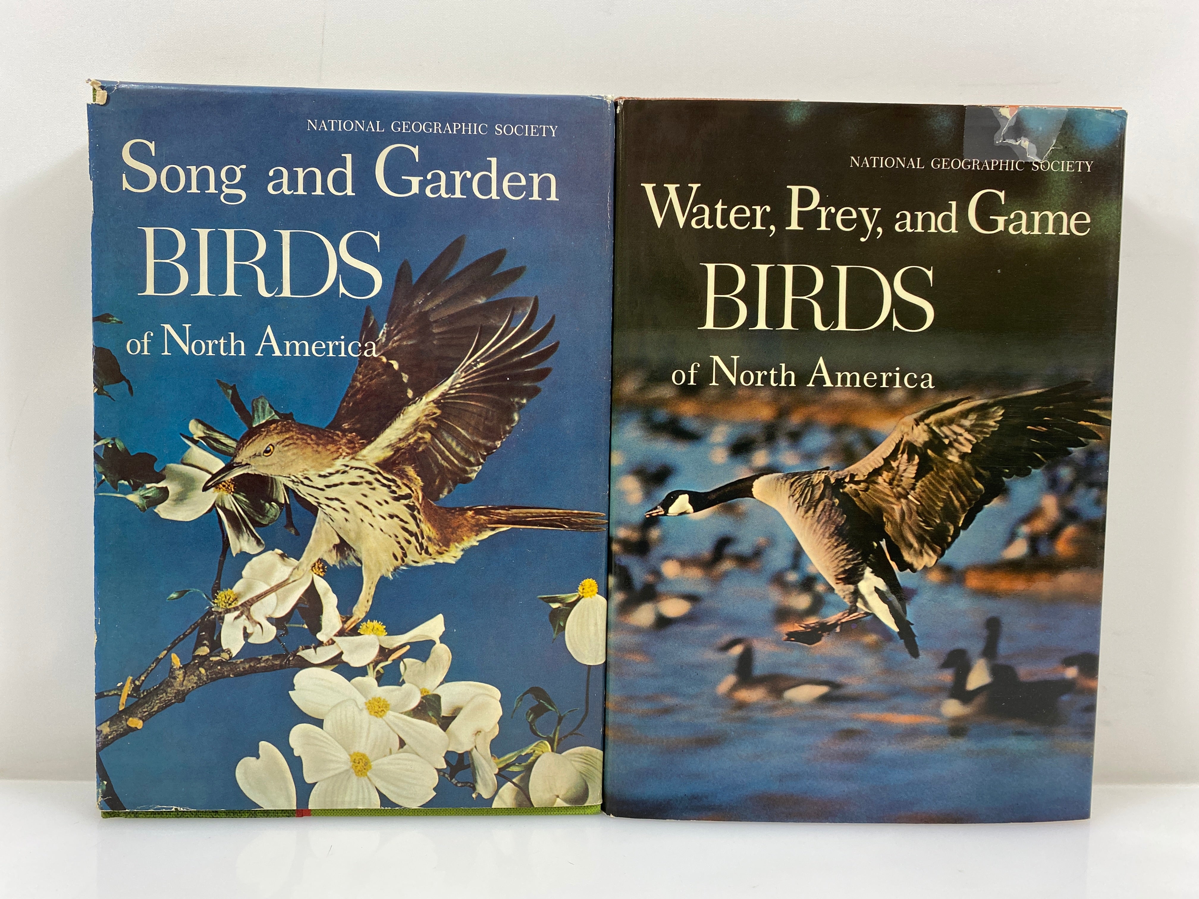 2 Vol Set: Birds of North America Nat Geographic Society w Slipcase 1973-75 HCDJ