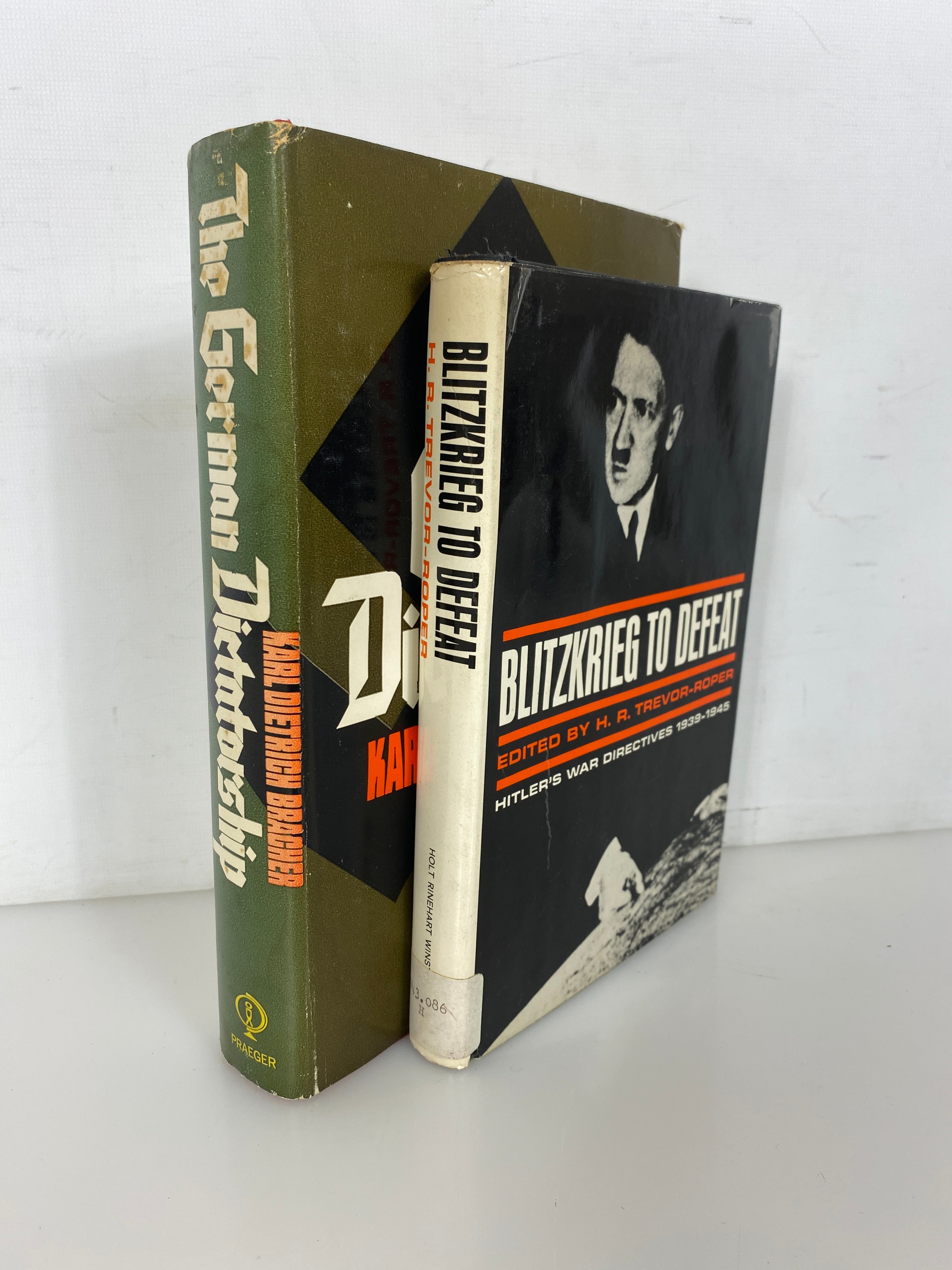 2 Vols: Blitzkrieg to Defeat (Ex-Library)/The German Dictatorship 1965-70 HCDJ