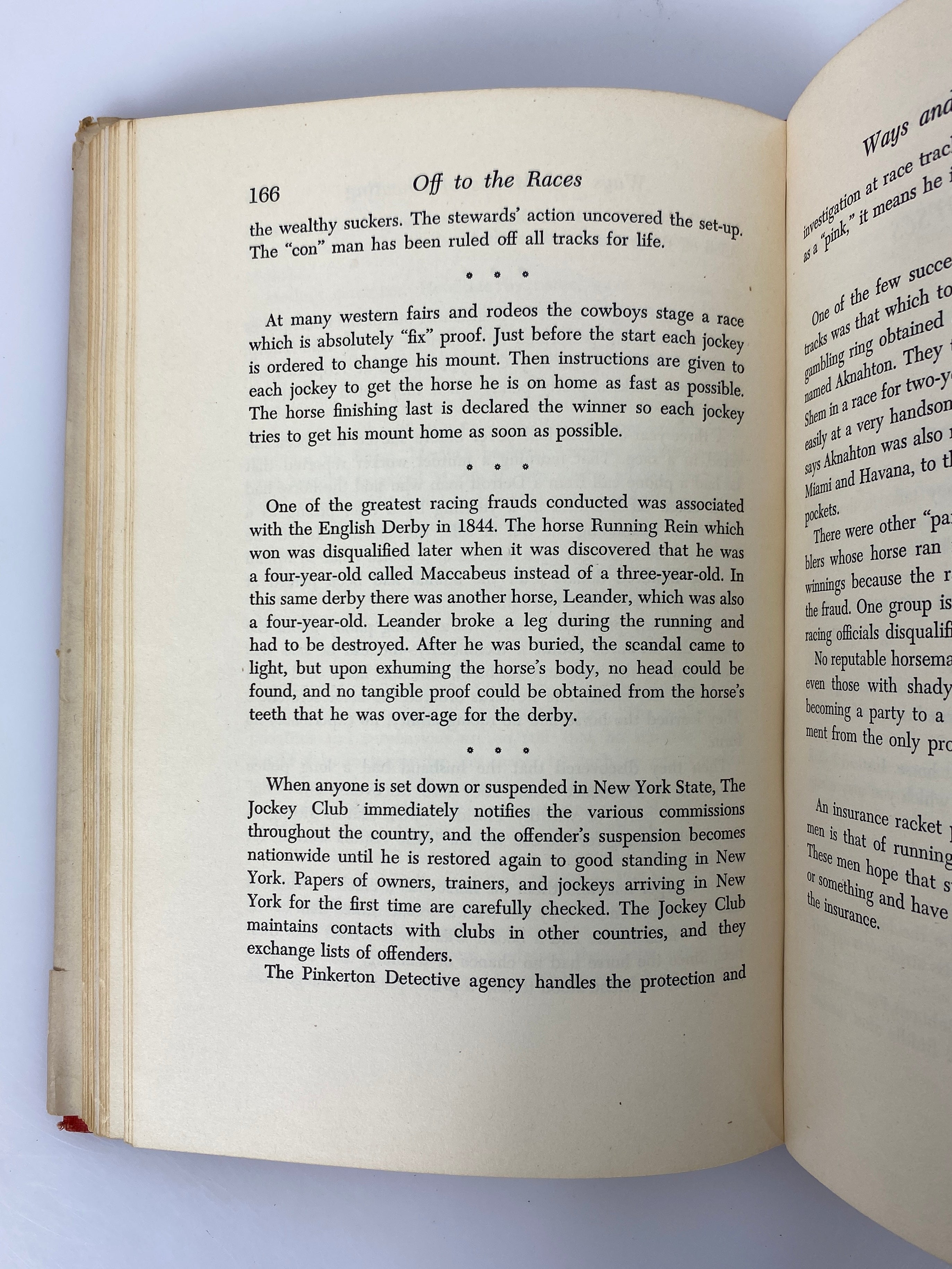 2 Vols: Off to the Races by Blanche/Dealing With Horses by Kelly 1947-61 HC DJ
