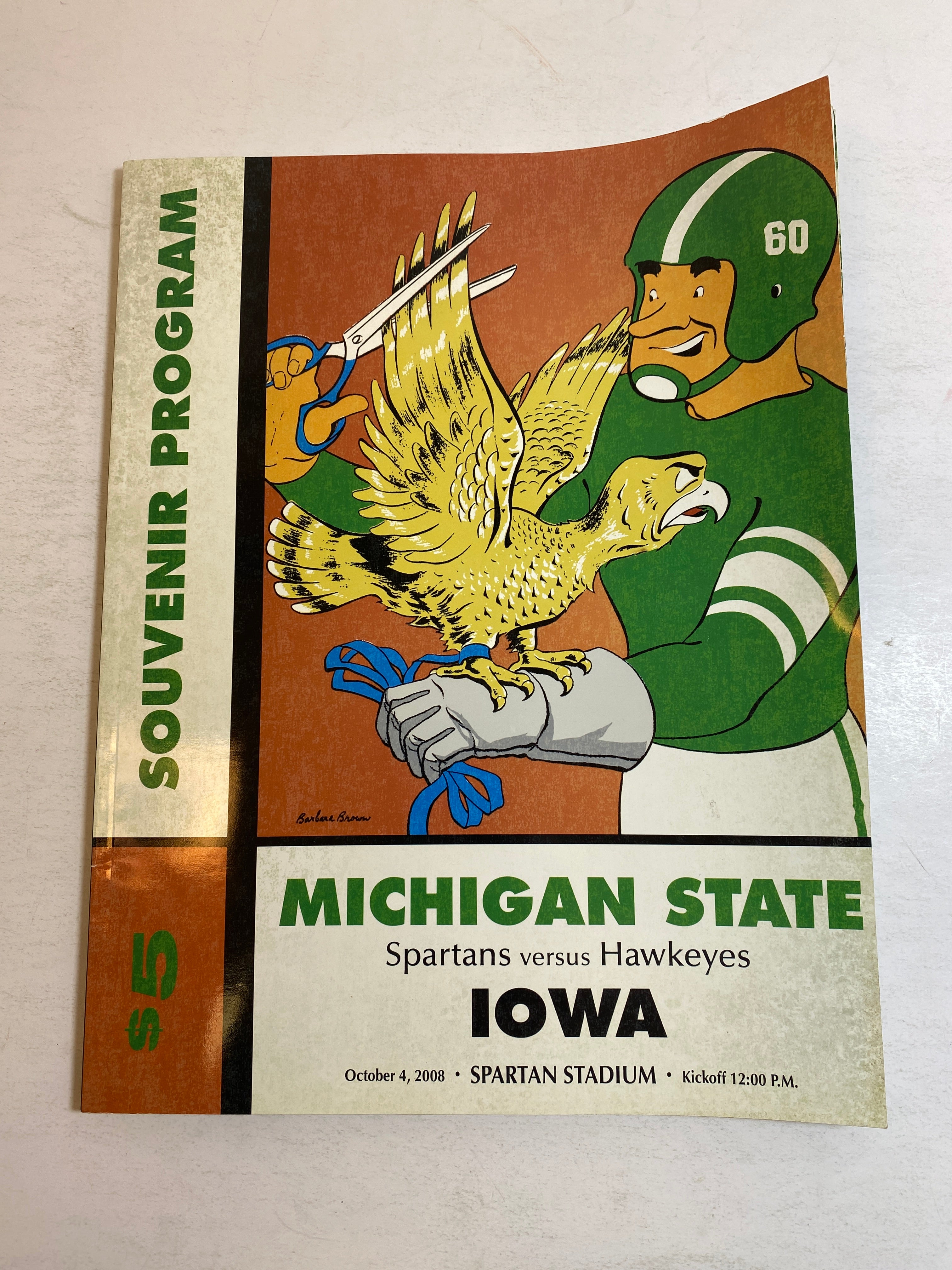 2008 Michigan State vs Iowa Football Program