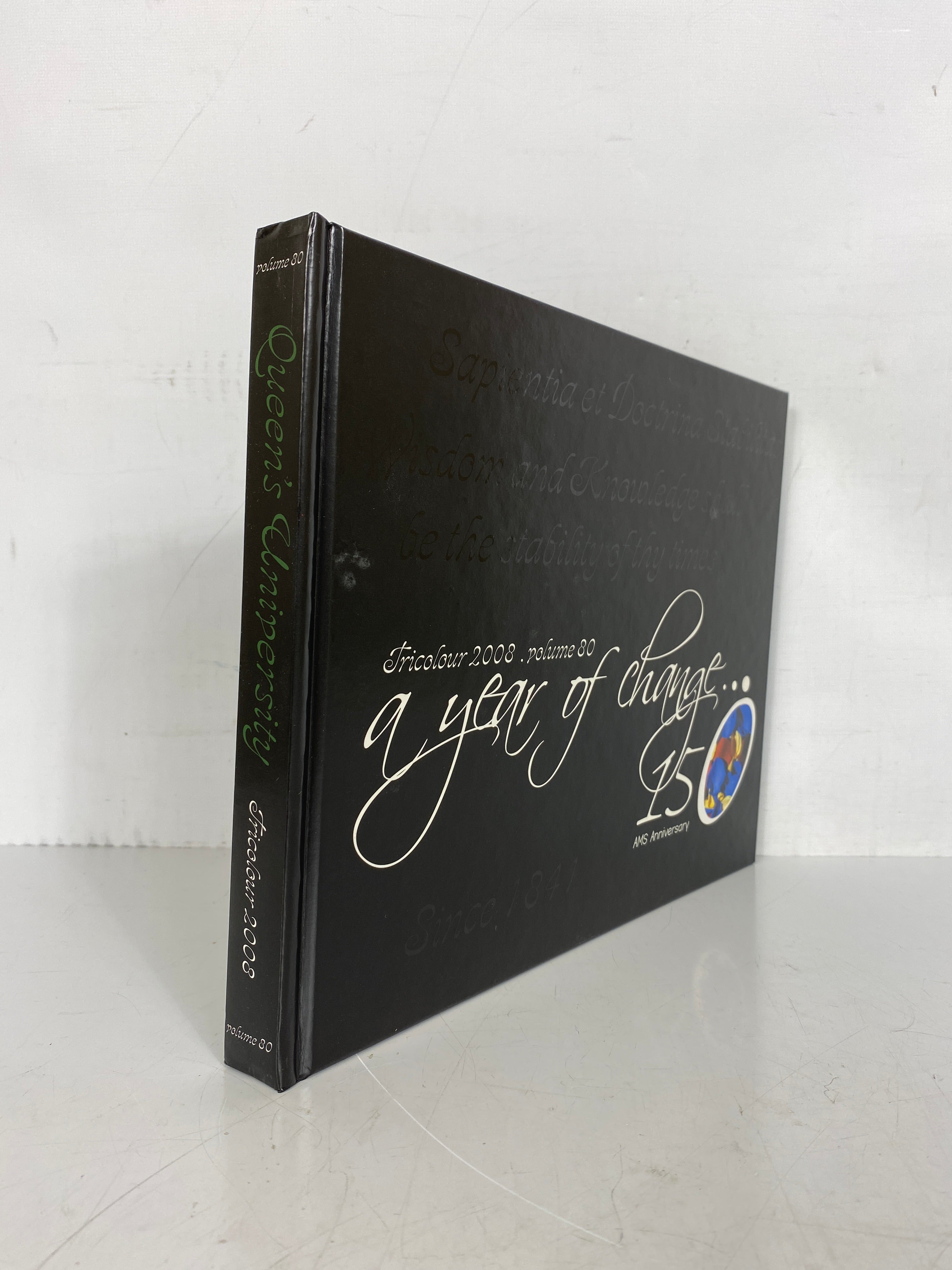 2008 Queen's University Yearbook "Tricolour" Kingston, ON, Canada HC Giftbox