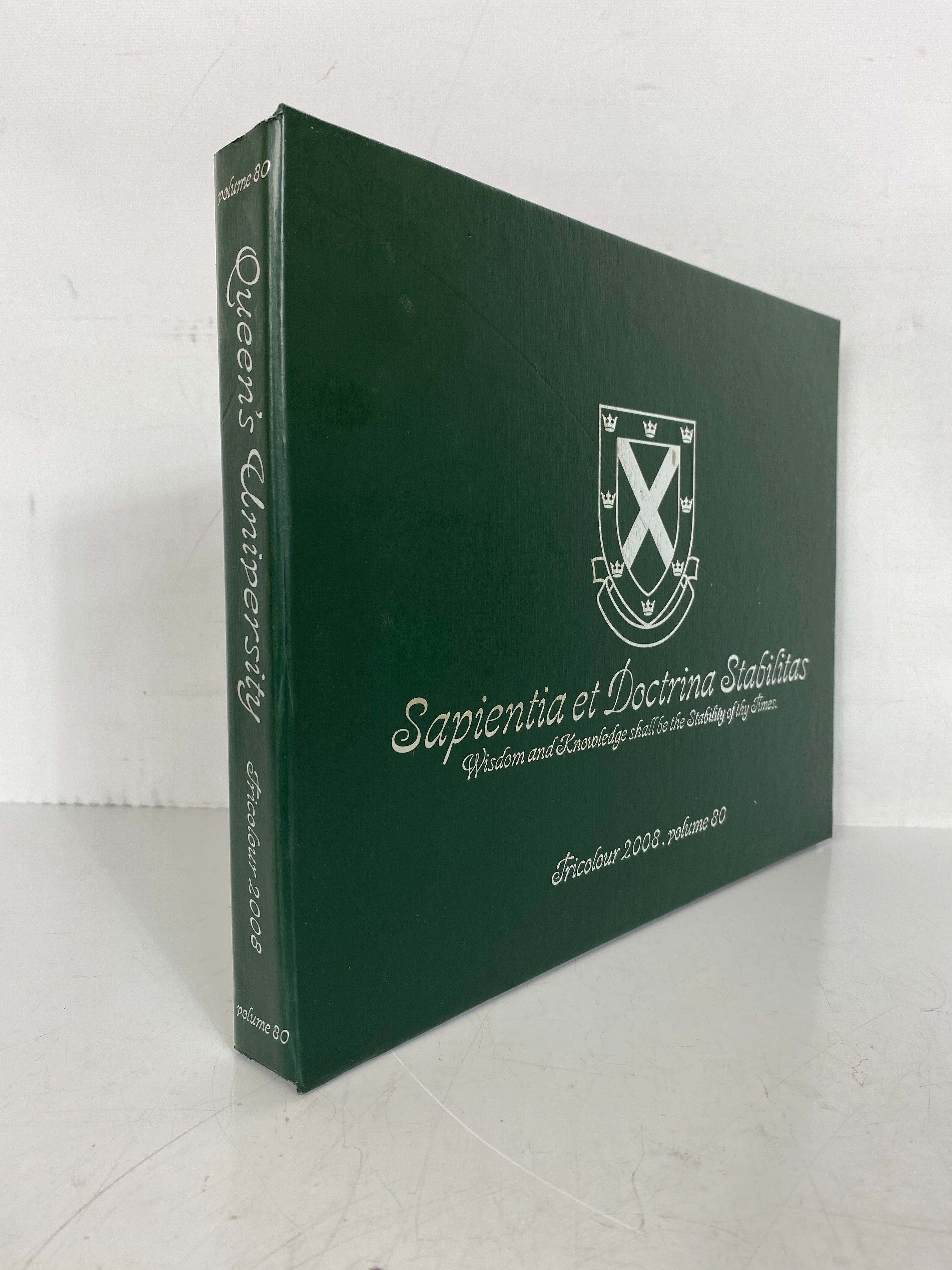 2008 Queen's University Yearbook "Tricolour" Kingston, ON, Canada HC Giftbox