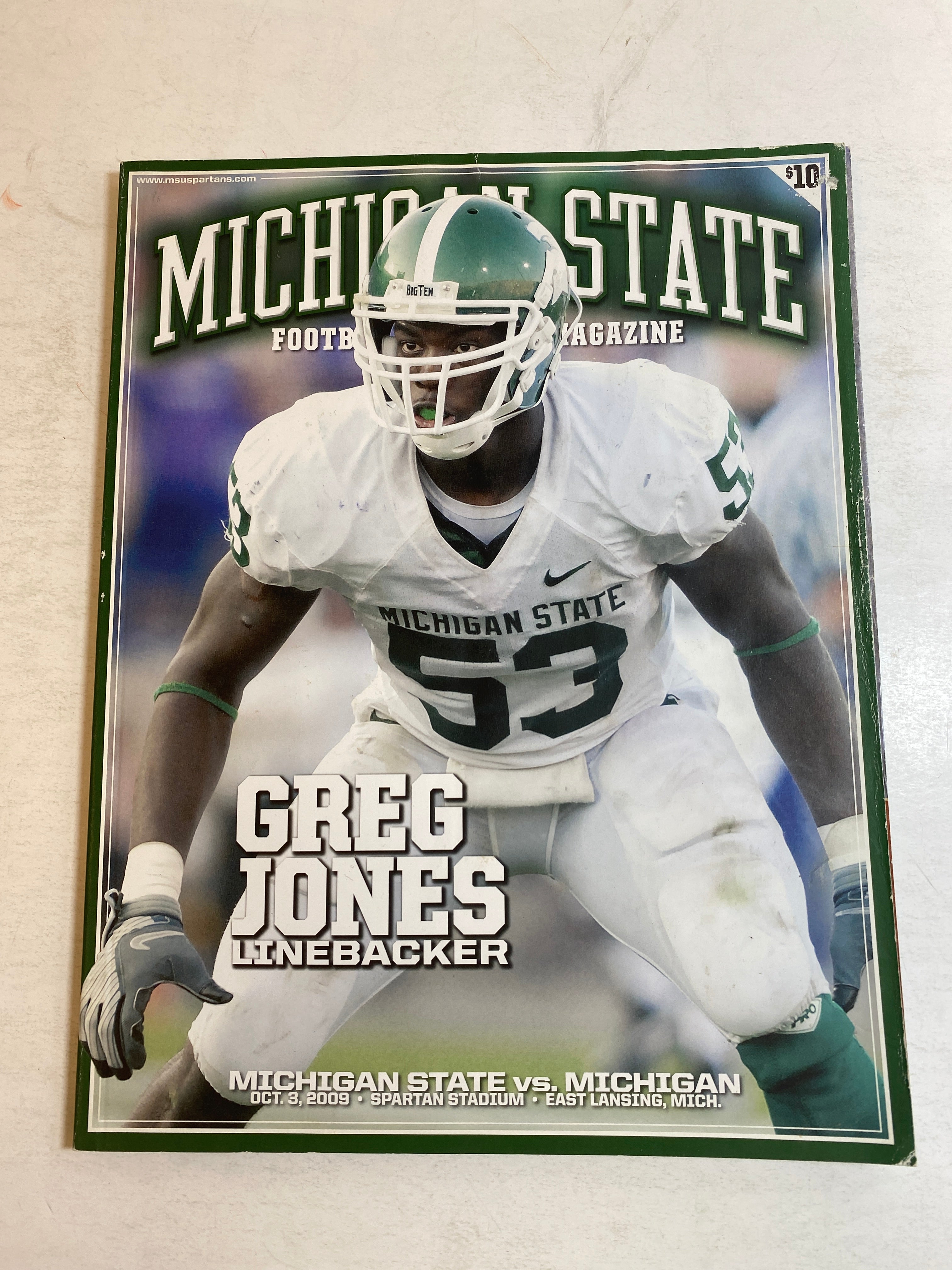 2009 Michigan State vs Michigan Football Program