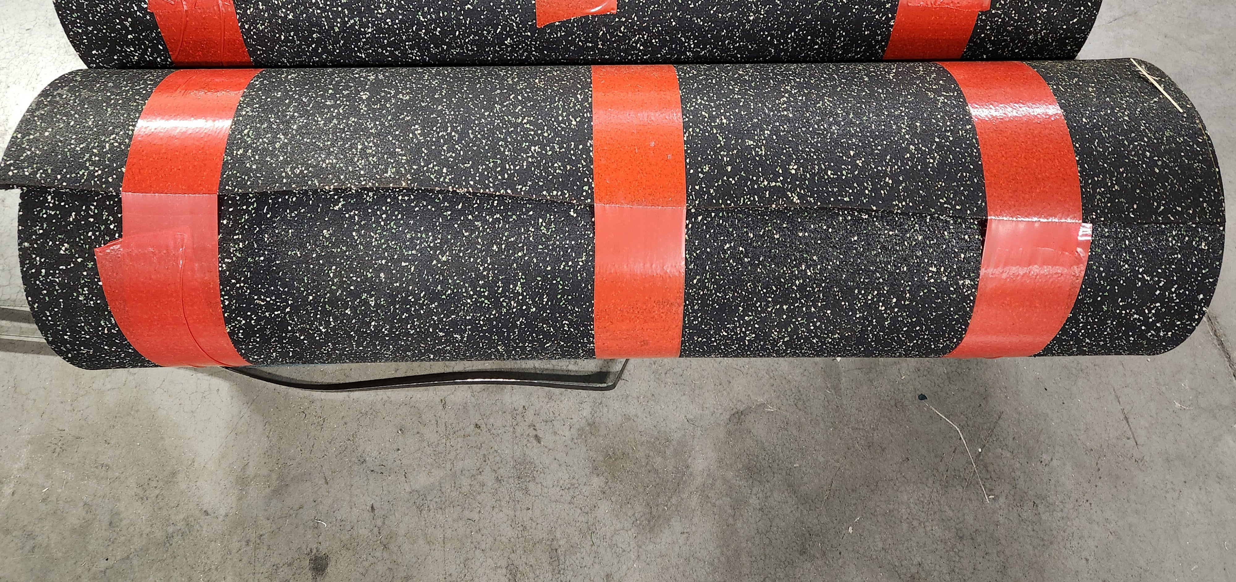 1/4 Thick Rubber Roll Matting - 4' x 1' - 1/4 Thick Gym Rolls