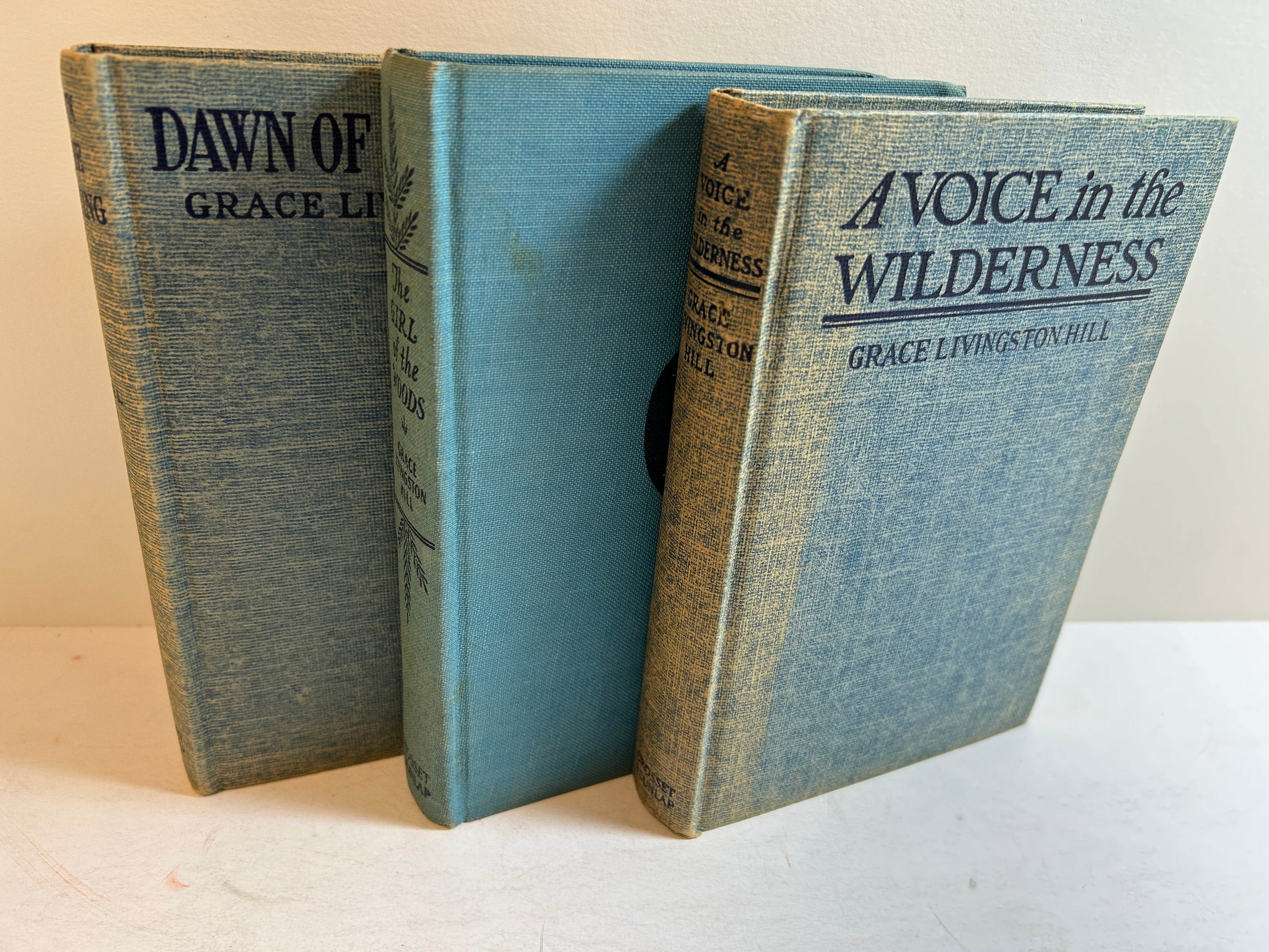3 Grace L. Hill Dawn of the Morning/Girl of the Woods/Voice in the Wilderness HC