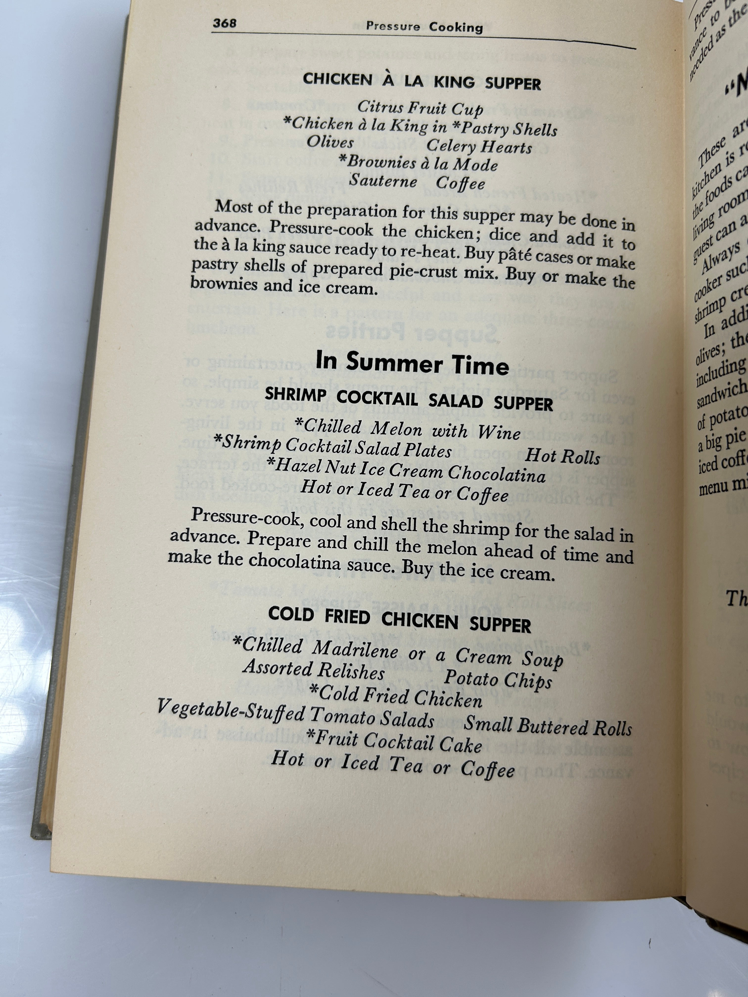 3 Vintage Cookbooks: Searchlight/Amana Recipes/Pressure Cooking 1943-48 HC