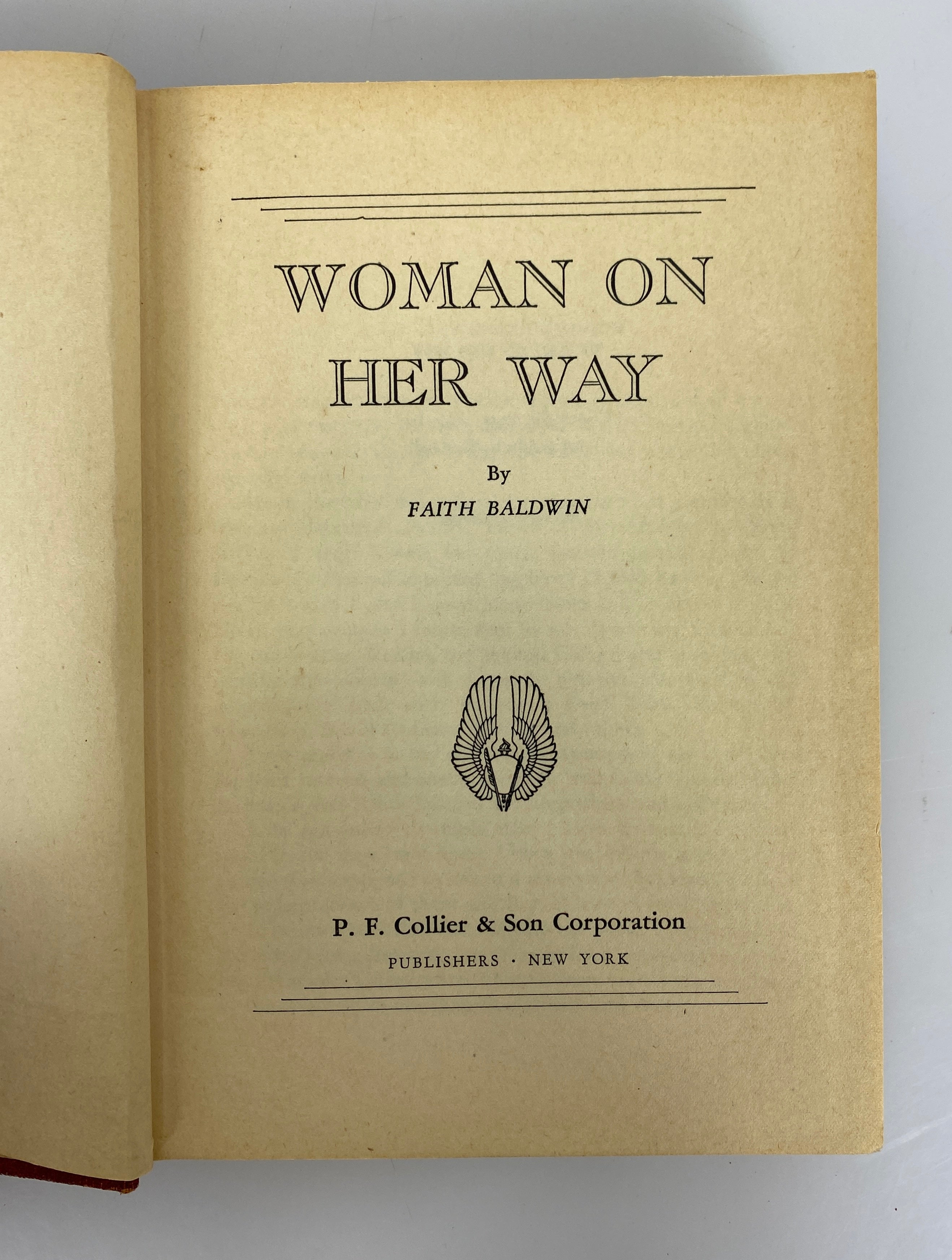 3 Vintage Faith Baldwin HC Weekend Marriage/No Private Heaven/Woman on Her Way