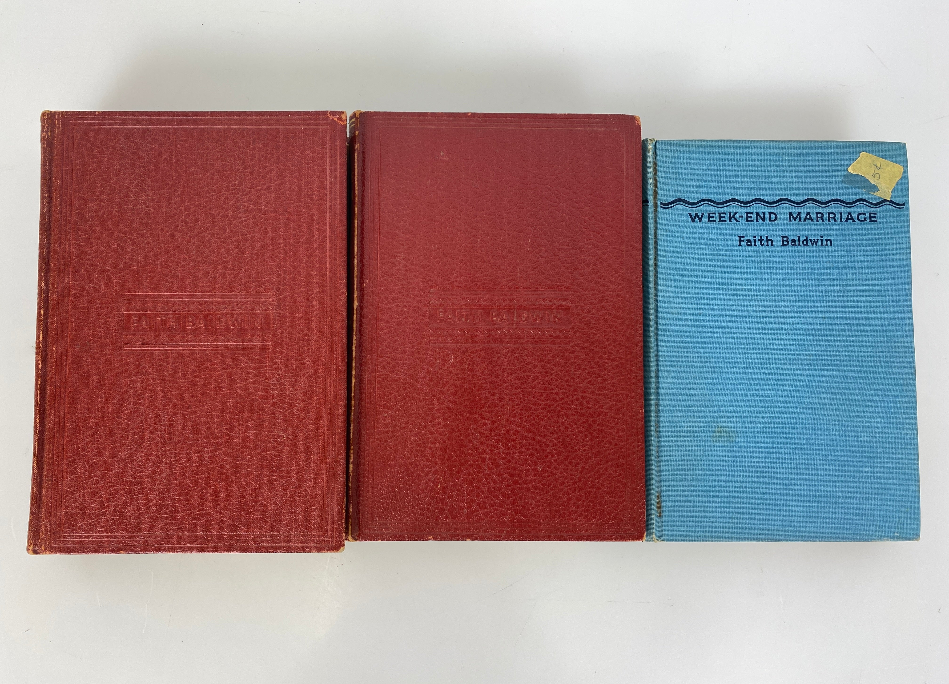 3 Vintage Faith Baldwin HC Weekend Marriage/No Private Heaven/Woman on Her Way
