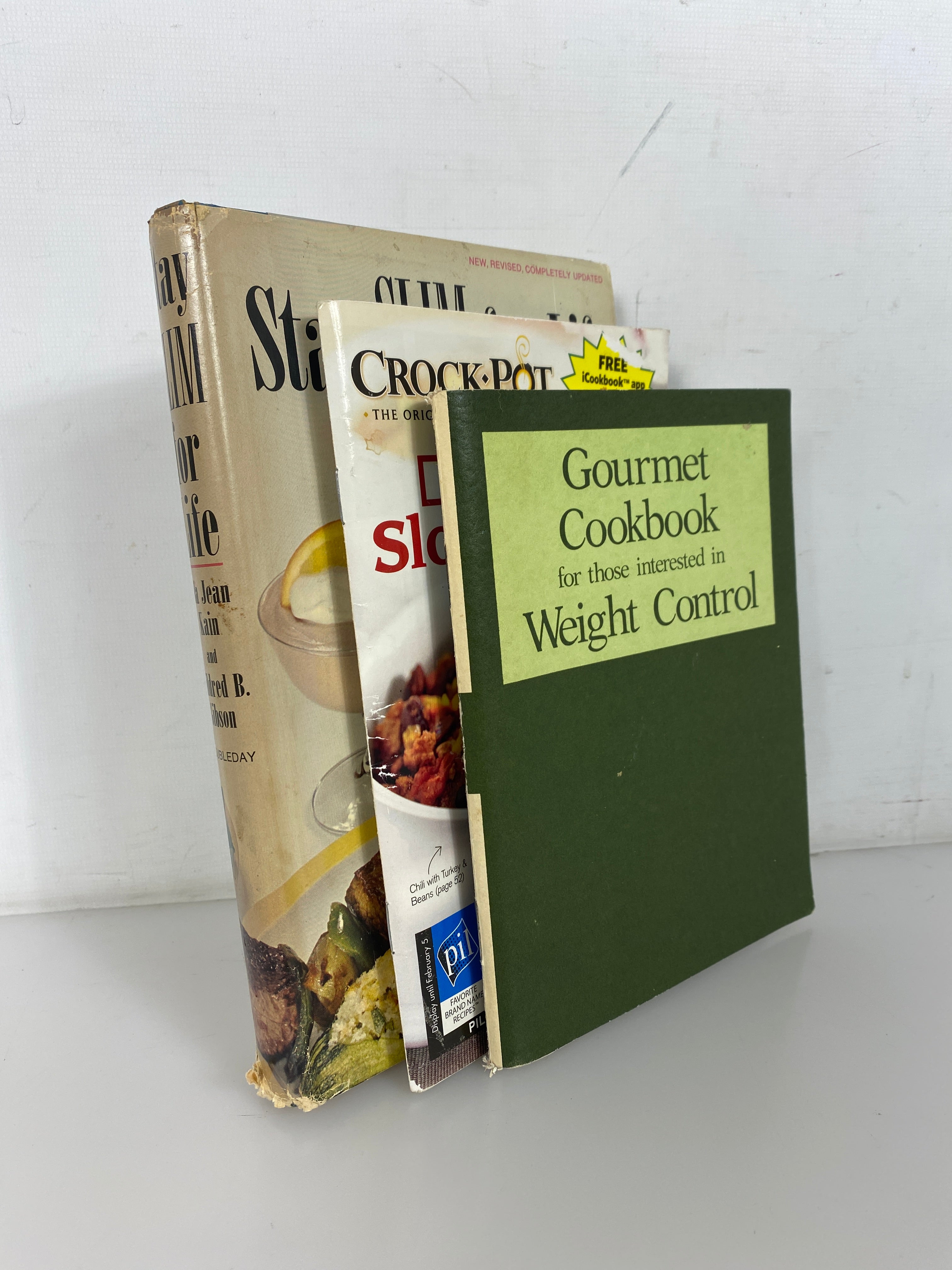3 Vols: Stay Slim for Life/Gourmet Cookbook for Weight Control/Diet Slow Cooker
