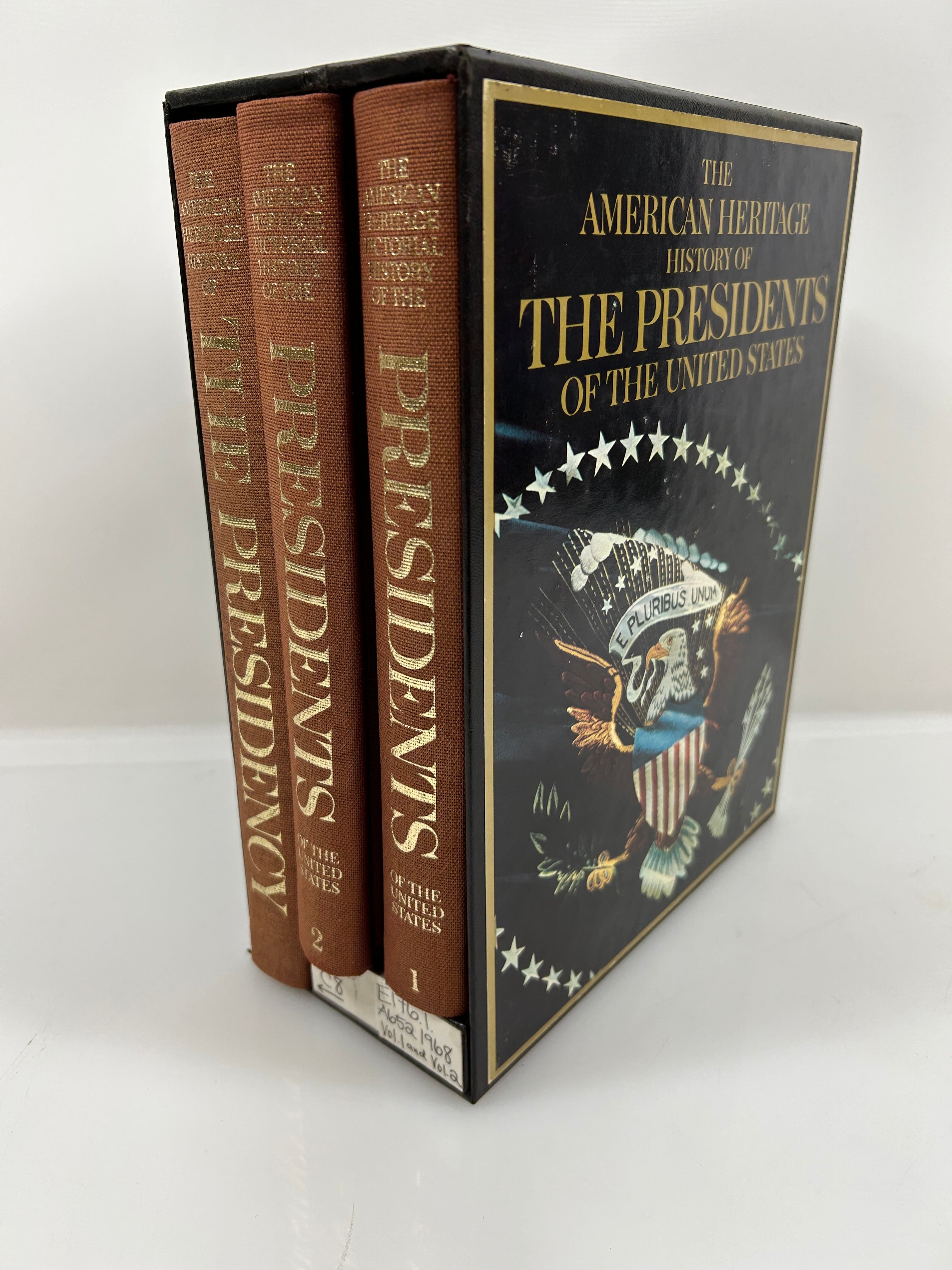 3 Volume Set: American Heritage History of the Presidents of the US 1968 HC SC