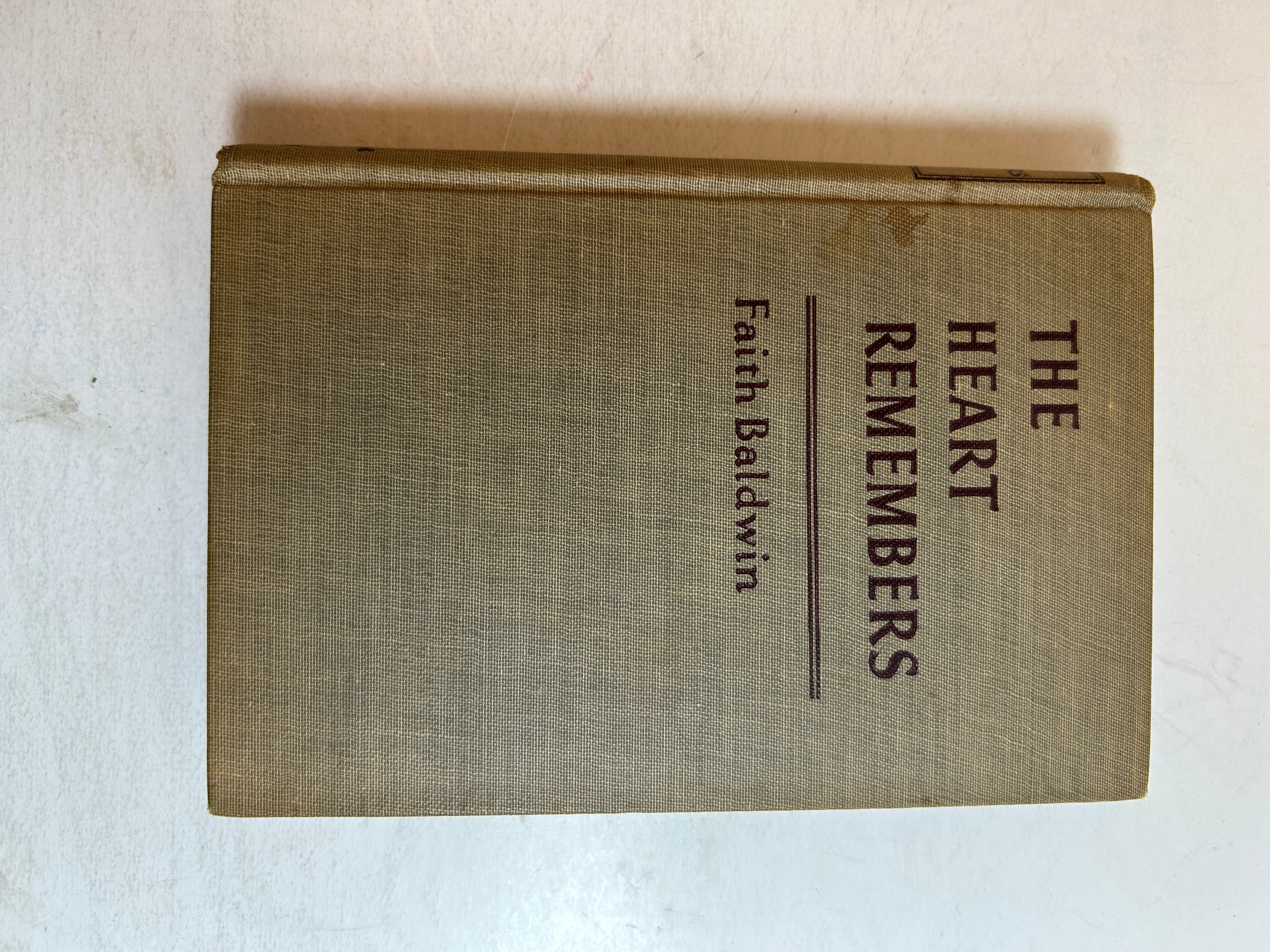 4 Faith Baldwin incl Hotel Hostess/Face Toward the Spring/The Heart Remembers