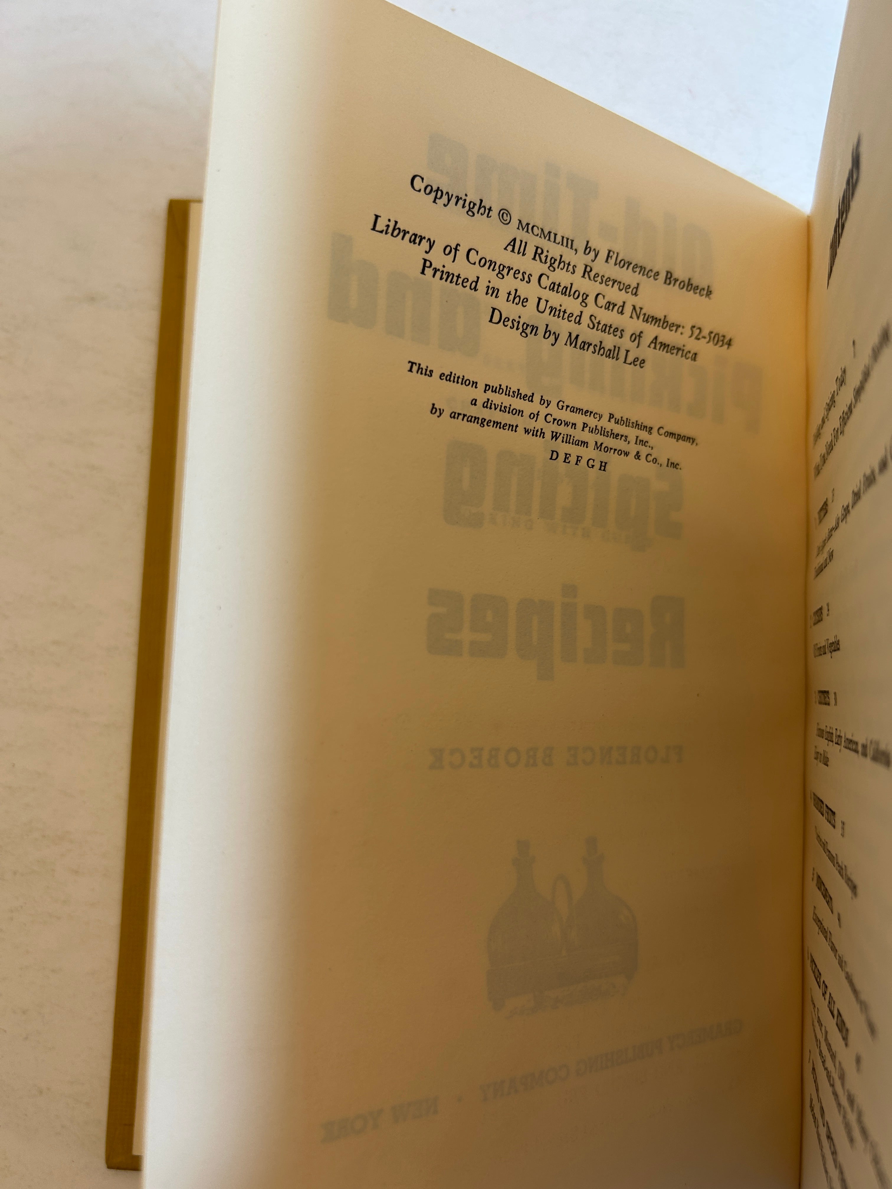 4 Vintage Cookbooks: Pickling & Spicing/Rice & Spice/Pillsbury/Desserts MADD HC