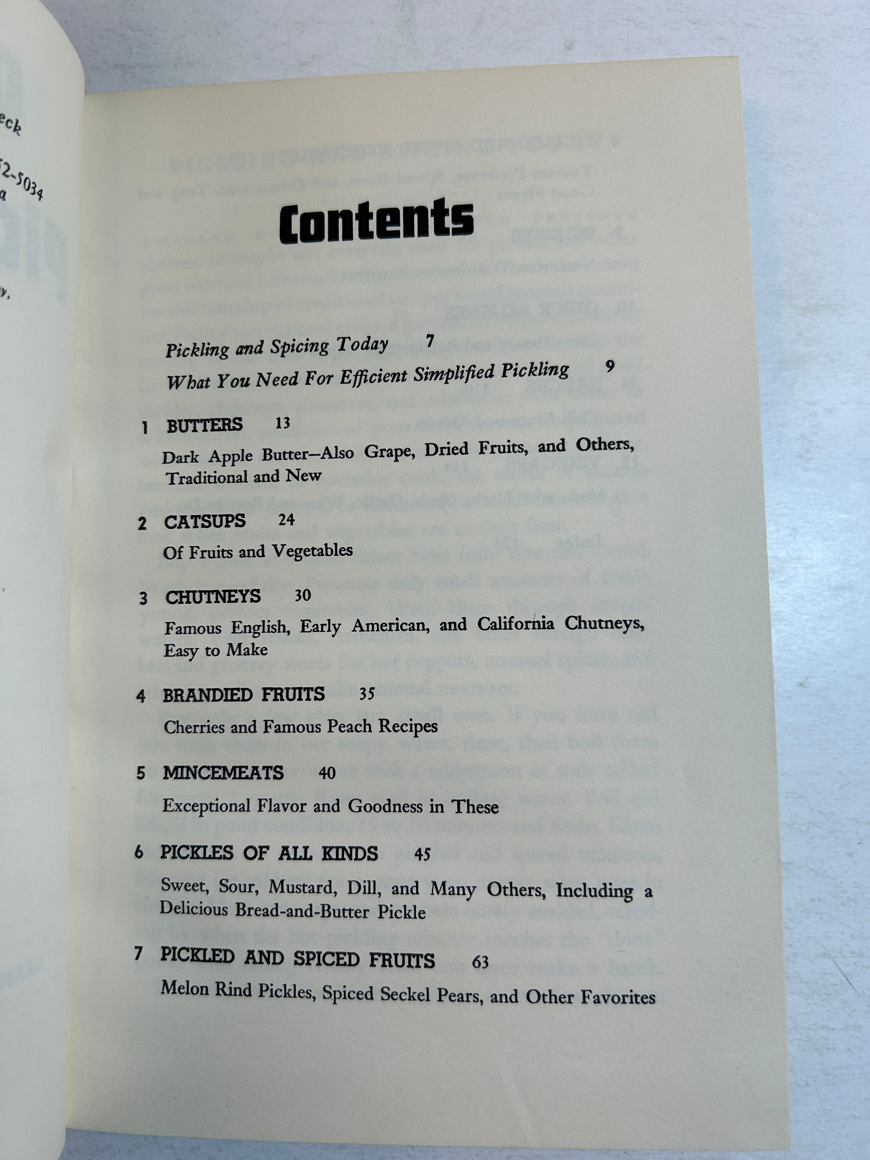 4 Vintage Cookbooks: Pickling & Spicing/Rice & Spice/Pillsbury/Desserts MADD HC