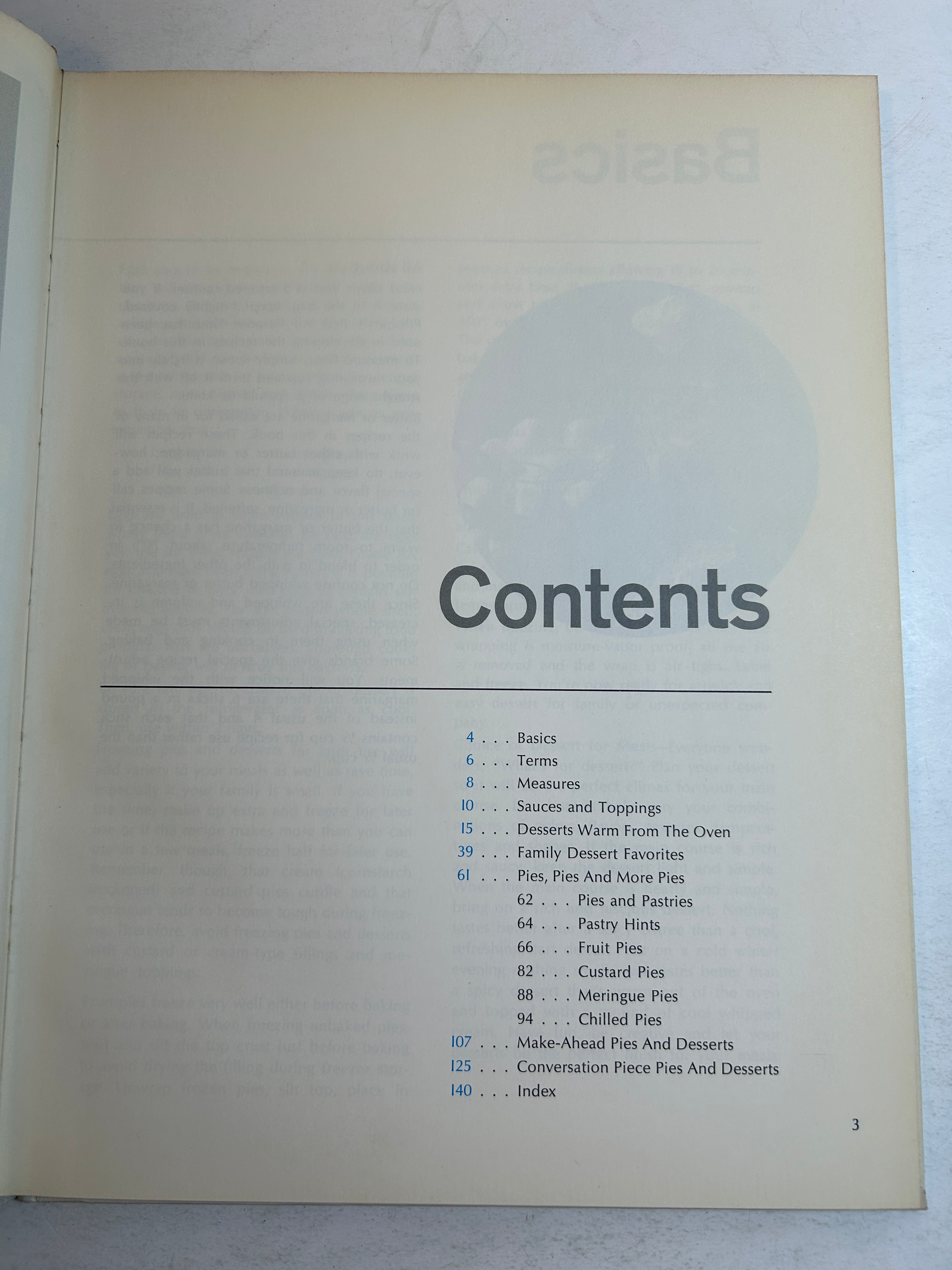 4 Vintage Cookbooks: Pickling & Spicing/Rice & Spice/Pillsbury/Desserts MADD HC