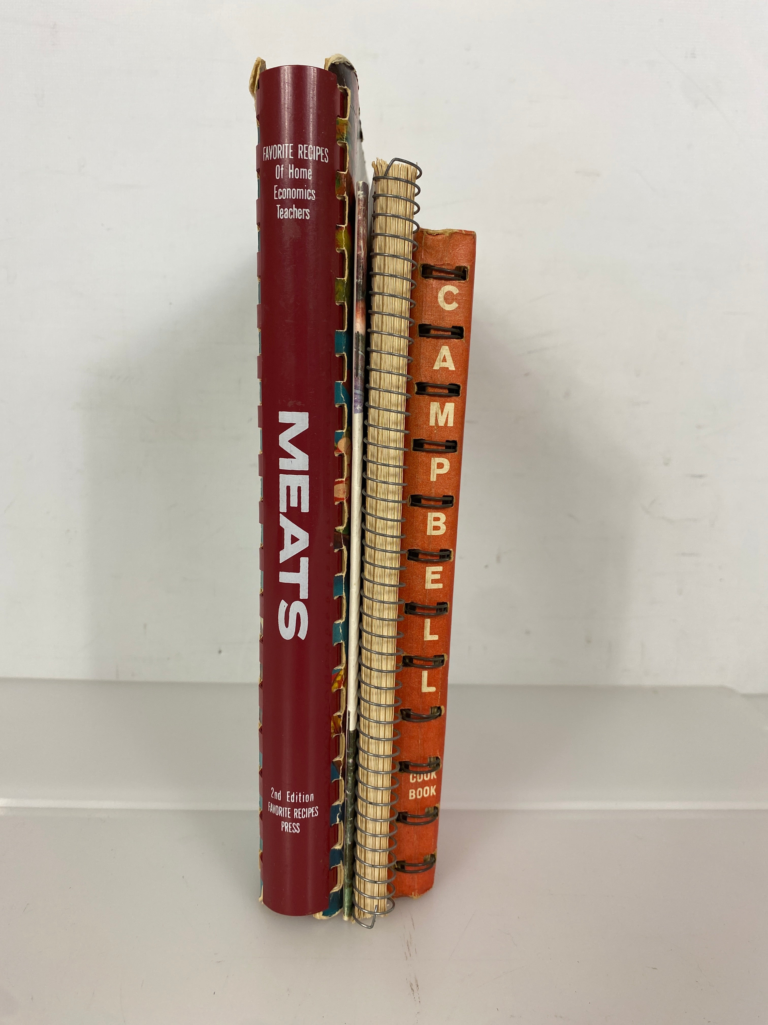 4 Vtg Cookbooks: Campbell's/American Gas/Current Inc/Home Economics Teachers
