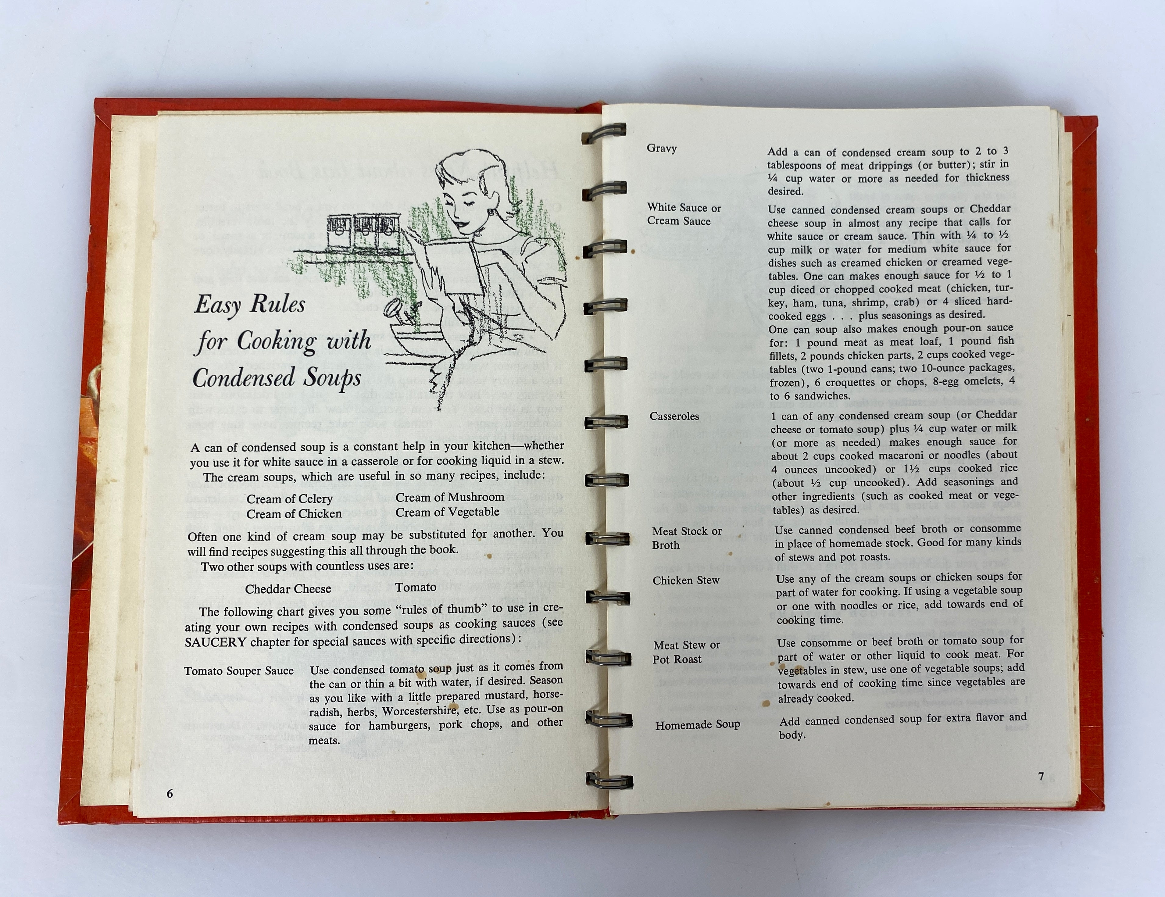 4 Vtg Cookbooks: Campbell's/American Gas/Current Inc/Home Economics Teachers