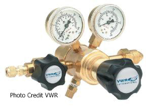 VWR High-Purity Two-Stage Gas Regulator No. 55850-630 Hydrogen *New*