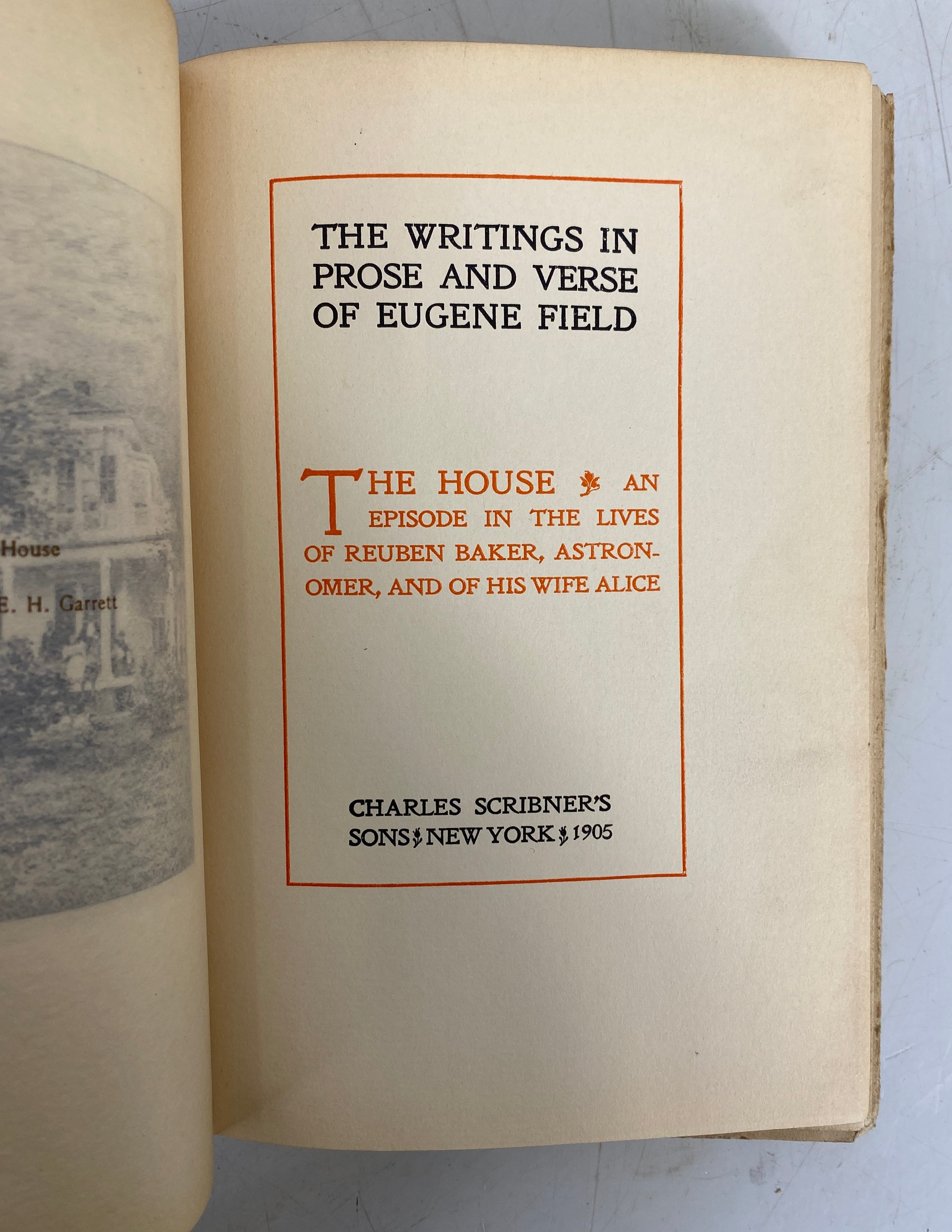 6 Vols The Works of Eugene Field 1905 Charles Scribner's Antique HC