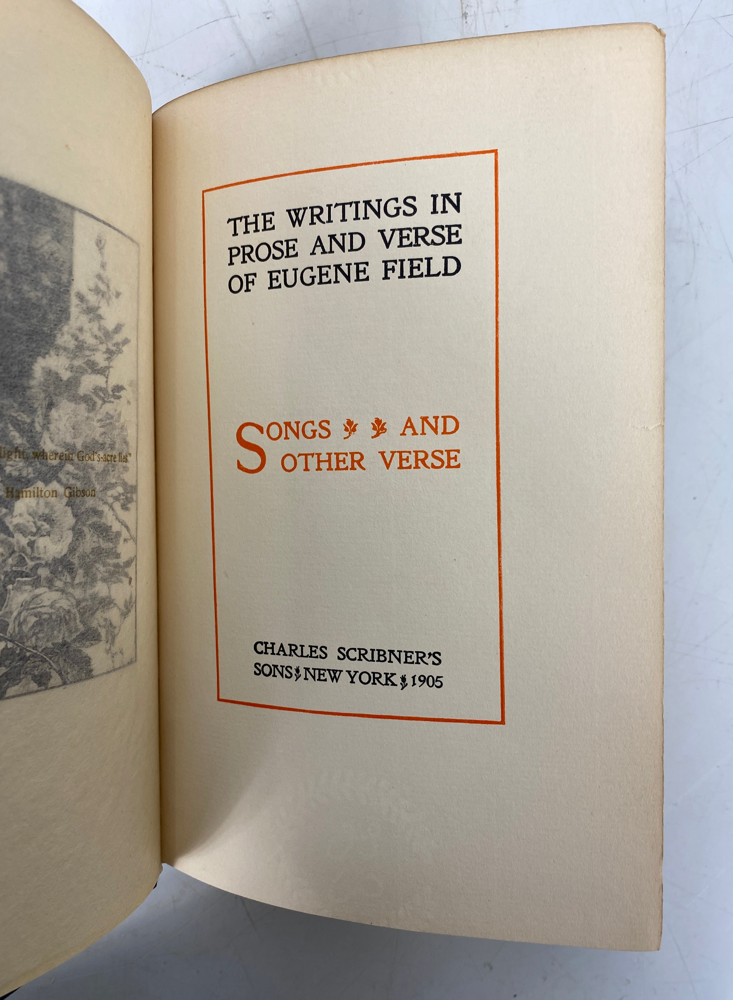 6 Vols The Works of Eugene Field 1905 Charles Scribner's Antique HC