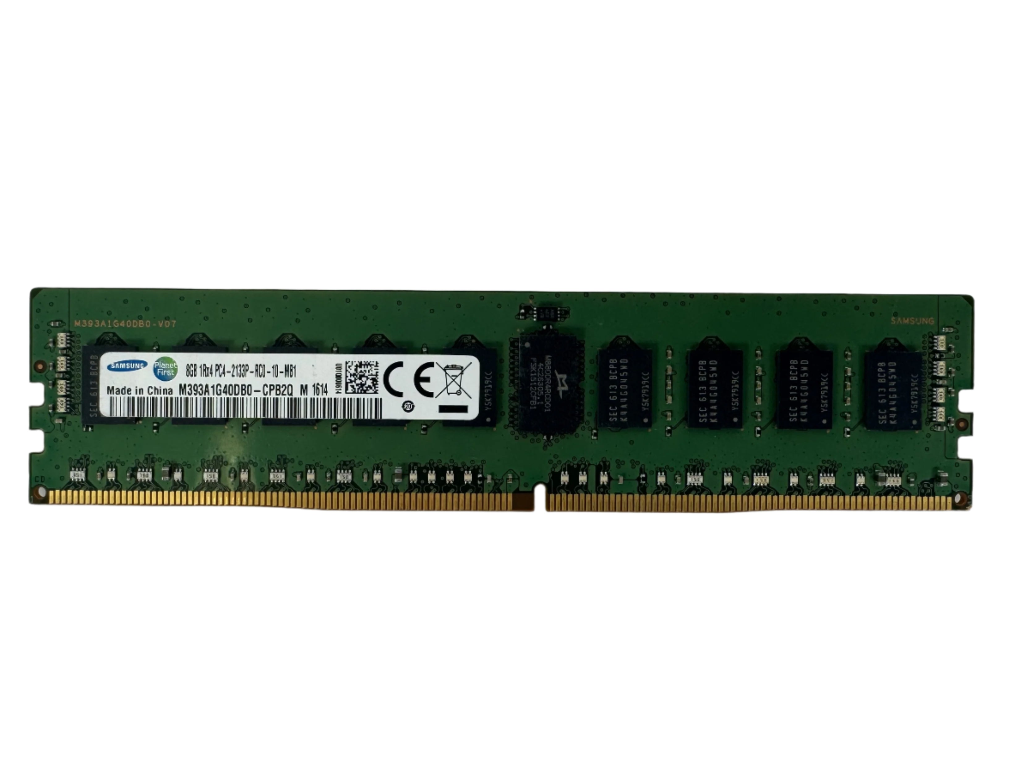 8GB 1Rx4 PC4-2133P-RC0-10 DDR4 2133MHz Server Registered Memory