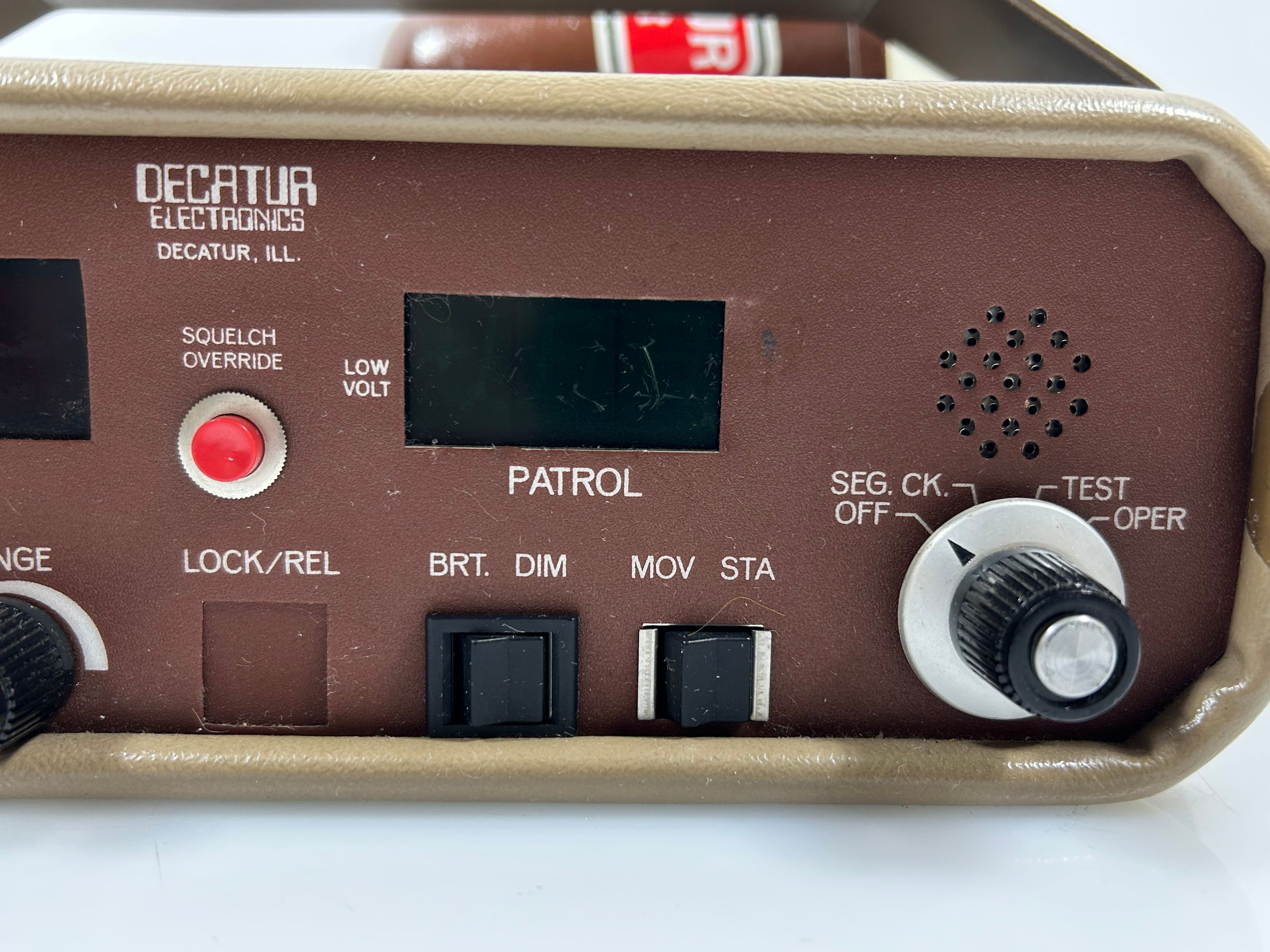 Decatur Electronics Traffic Radar Unit *Untested*