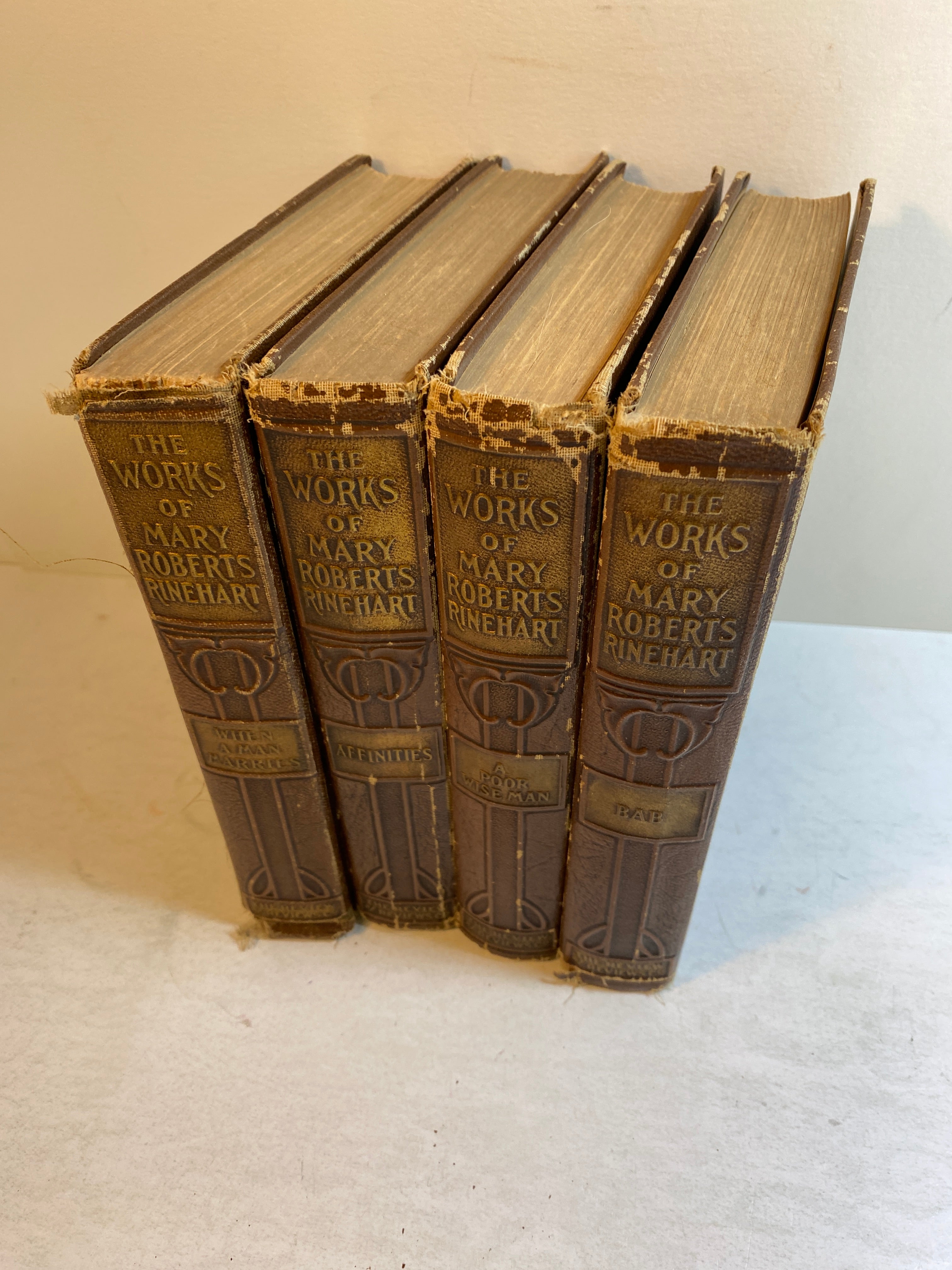 Lot of 4 Mary Roberts Rinehart Books 1909-1920