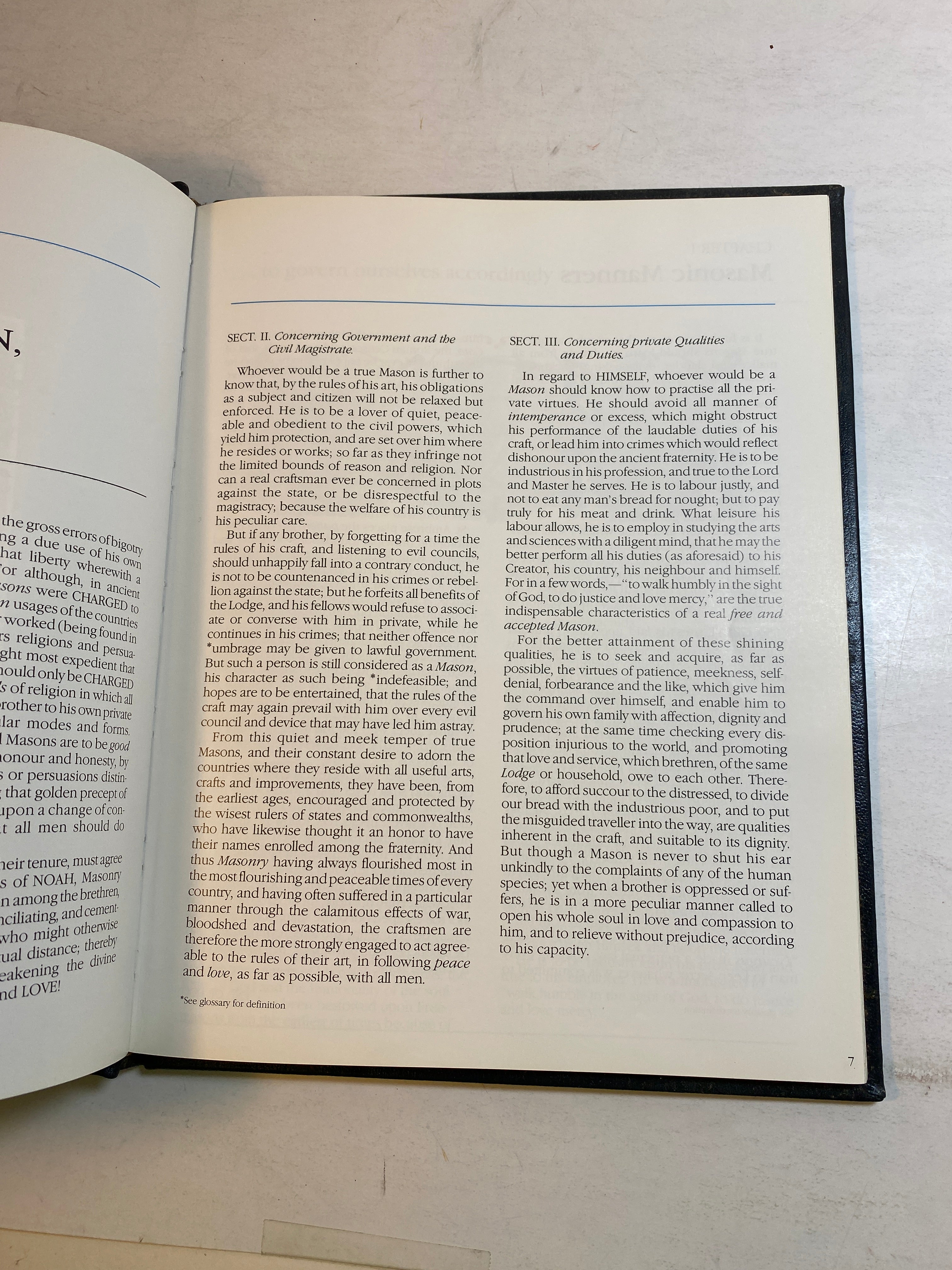 The Exemplar Guide to Mason's Actions Freemasonry HC 1985