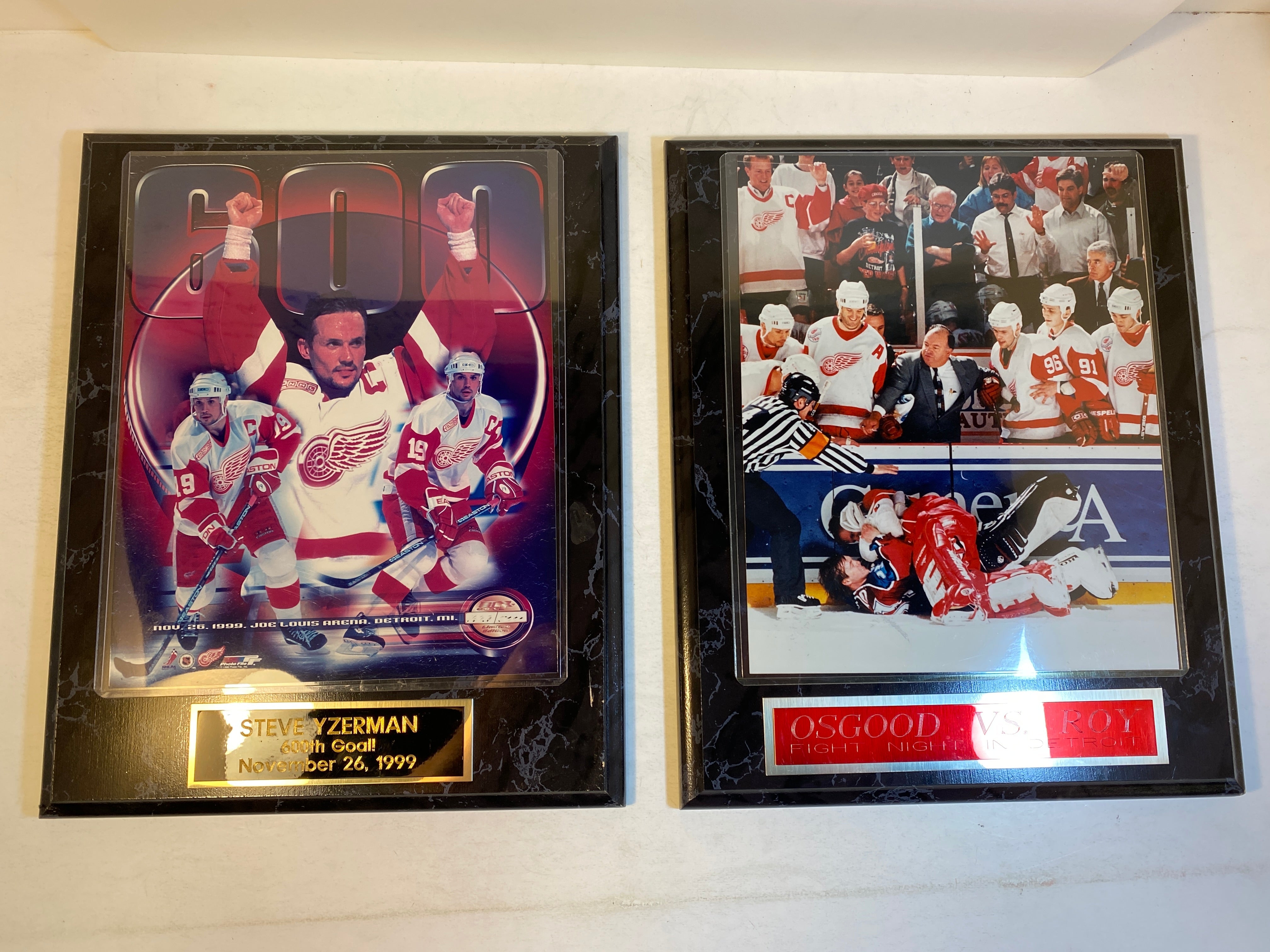 Lot of 5 Red Wings Stanley Cup Fan Collectibles 2002