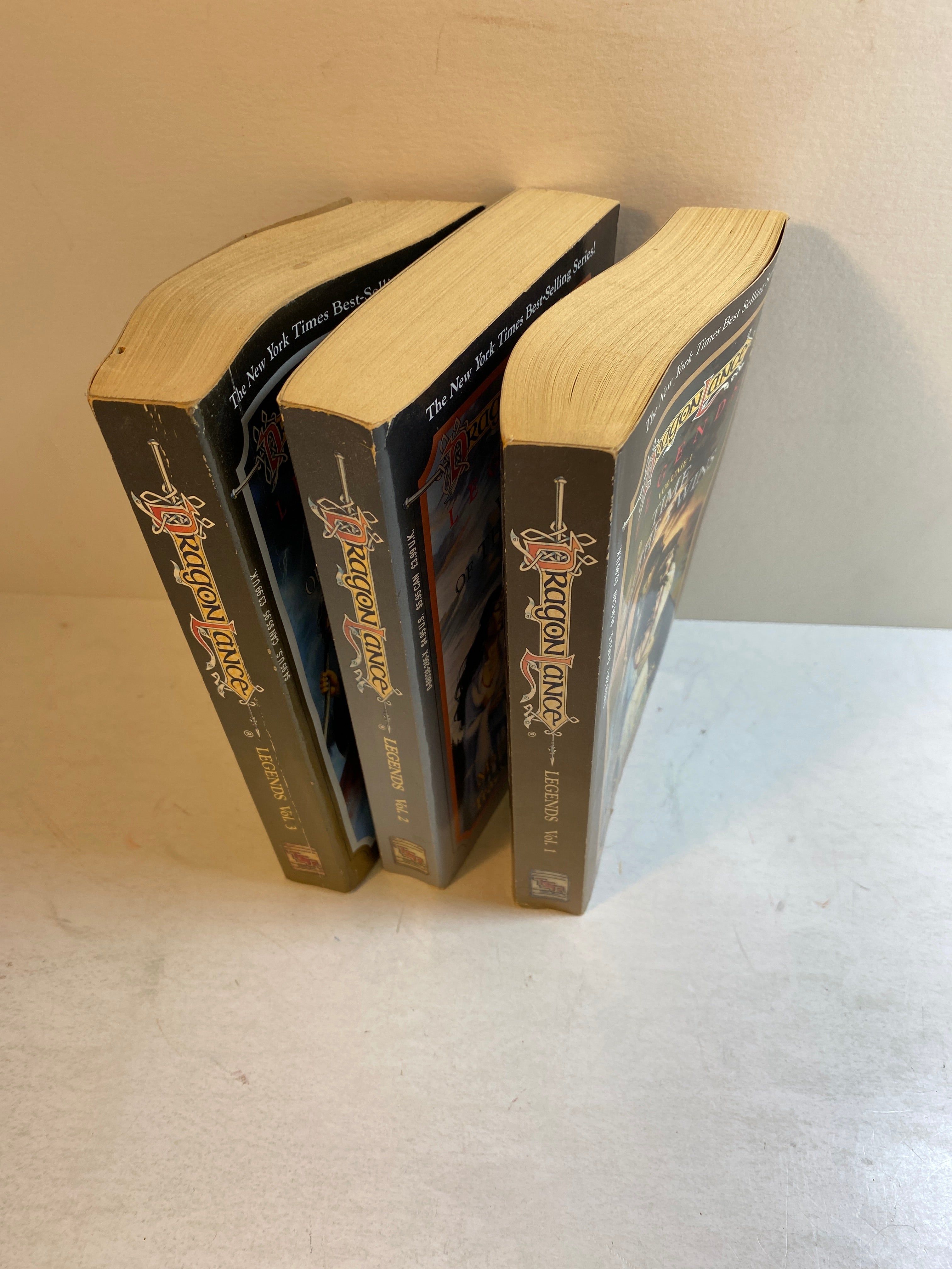 Lot of 3 Dragonlance Legends paperbacks 1-3 1986-1988