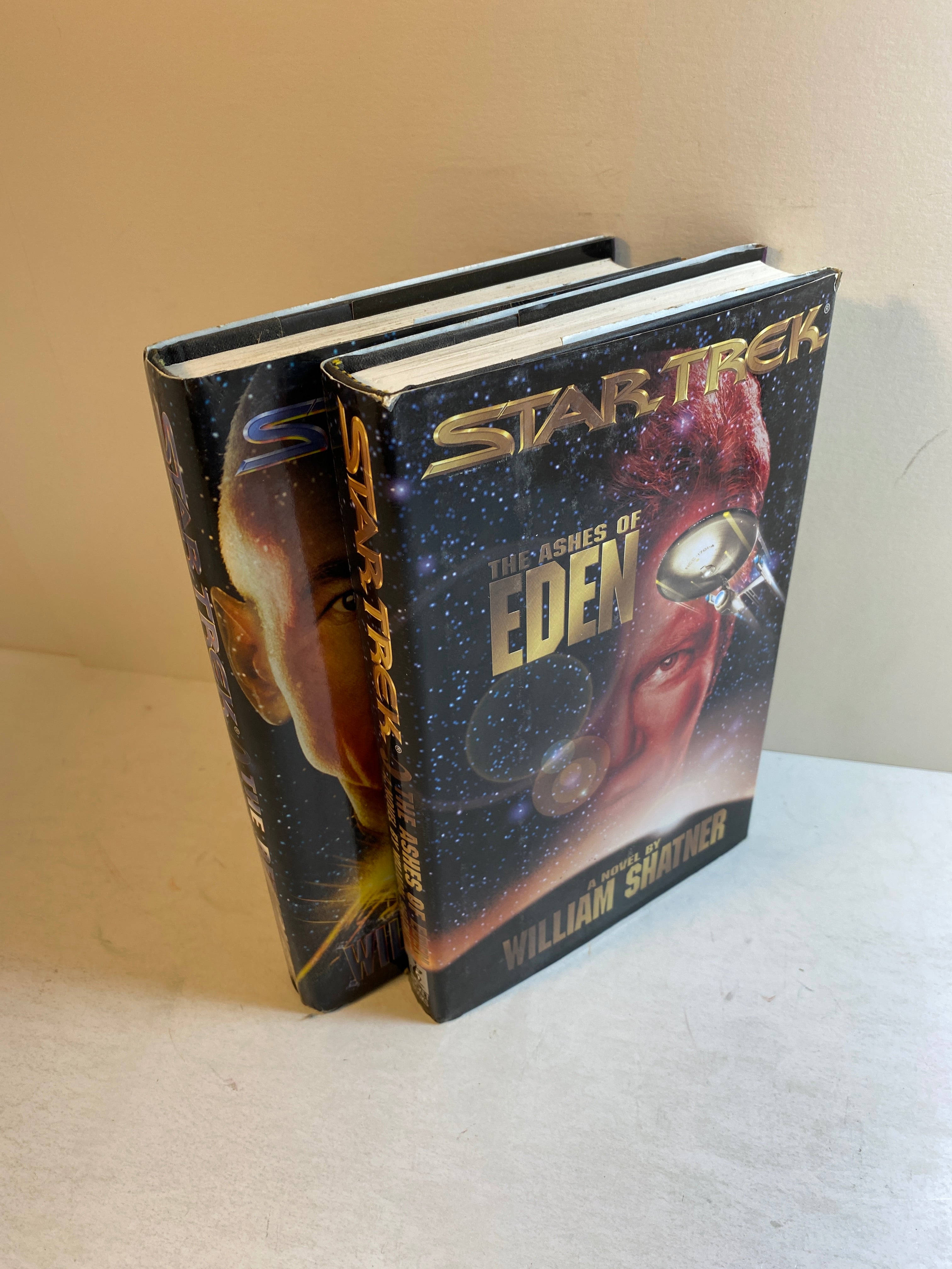 Lot of 2 Star Trek William Shatner Novels HCDJ 1995-1996