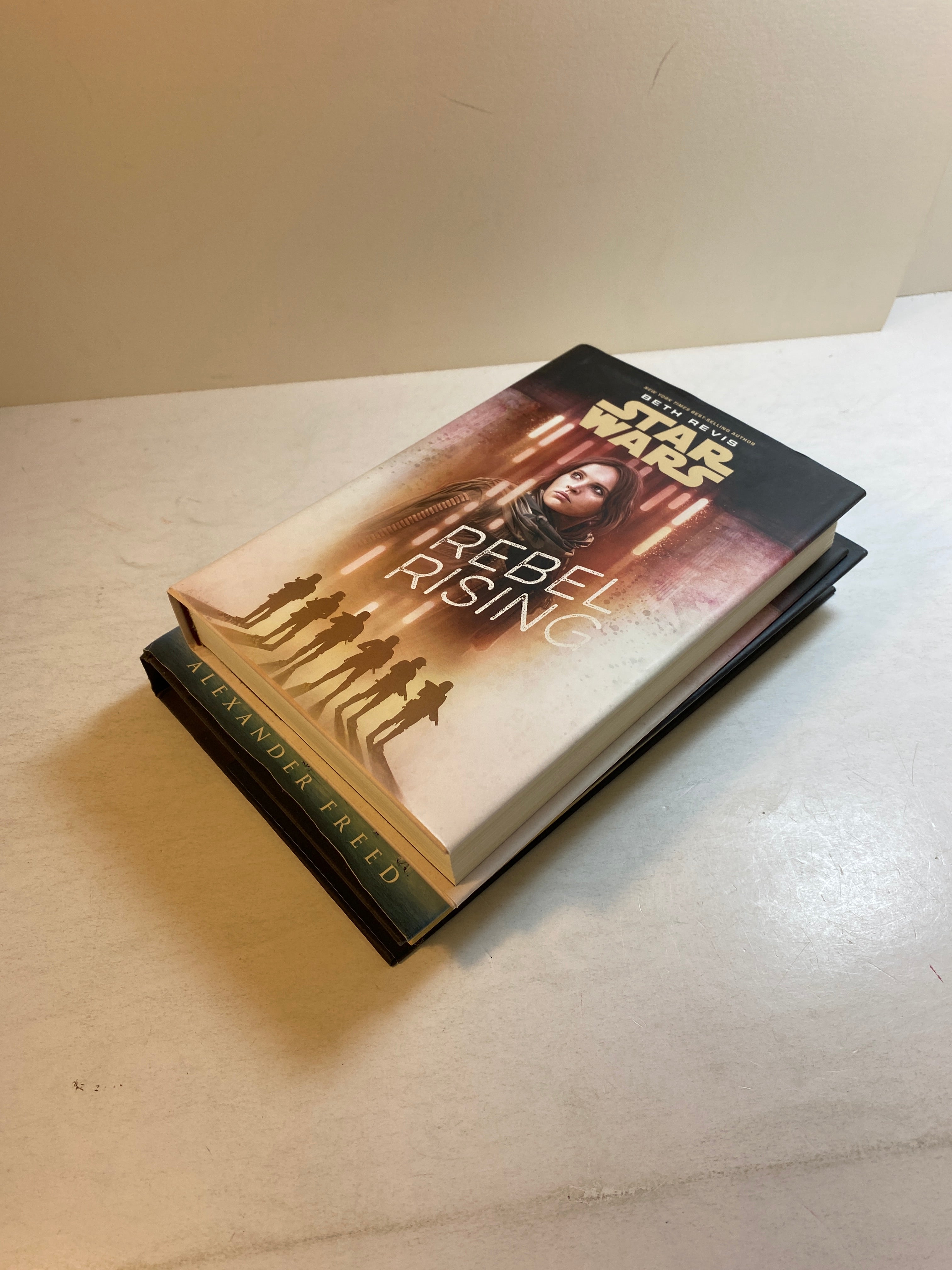 Lot of 2 Star Wars Books Rebel Rising Rogue One HCDJ 2016-2017