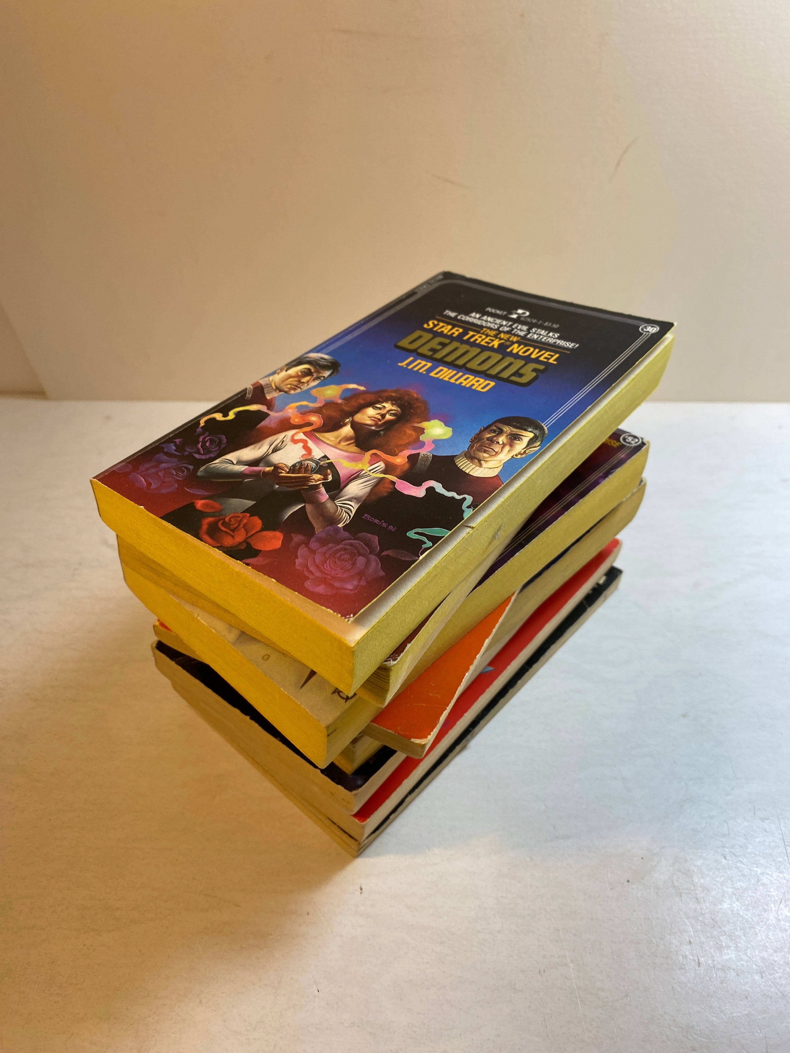 Lot of 8 Star Trek Novels paperbacks 1970-1994