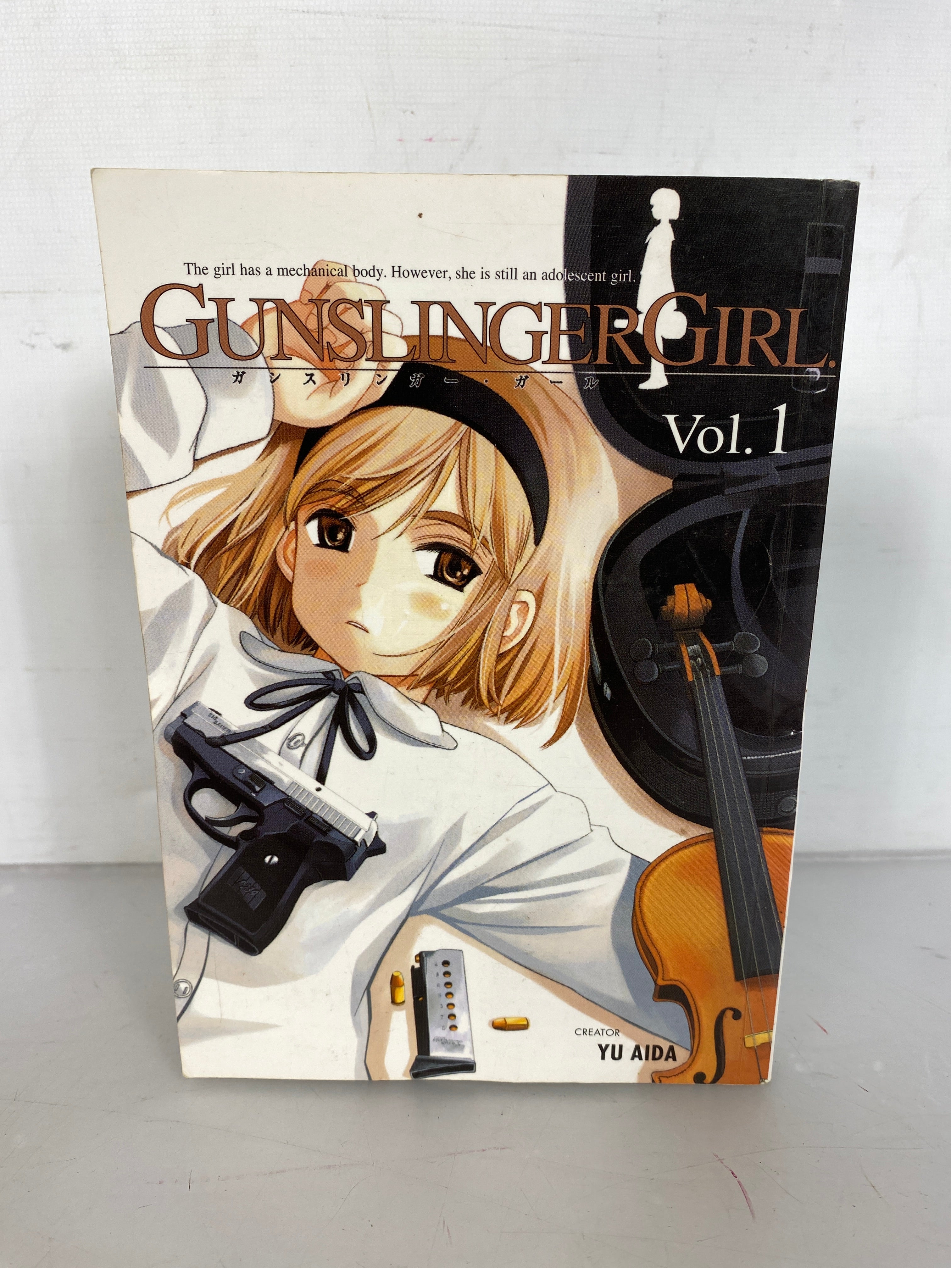 Lot of 4 Manga (in English): Parasyte 1 & 2/Gunslinger Girl 1/Toilet-Bound 15 SC