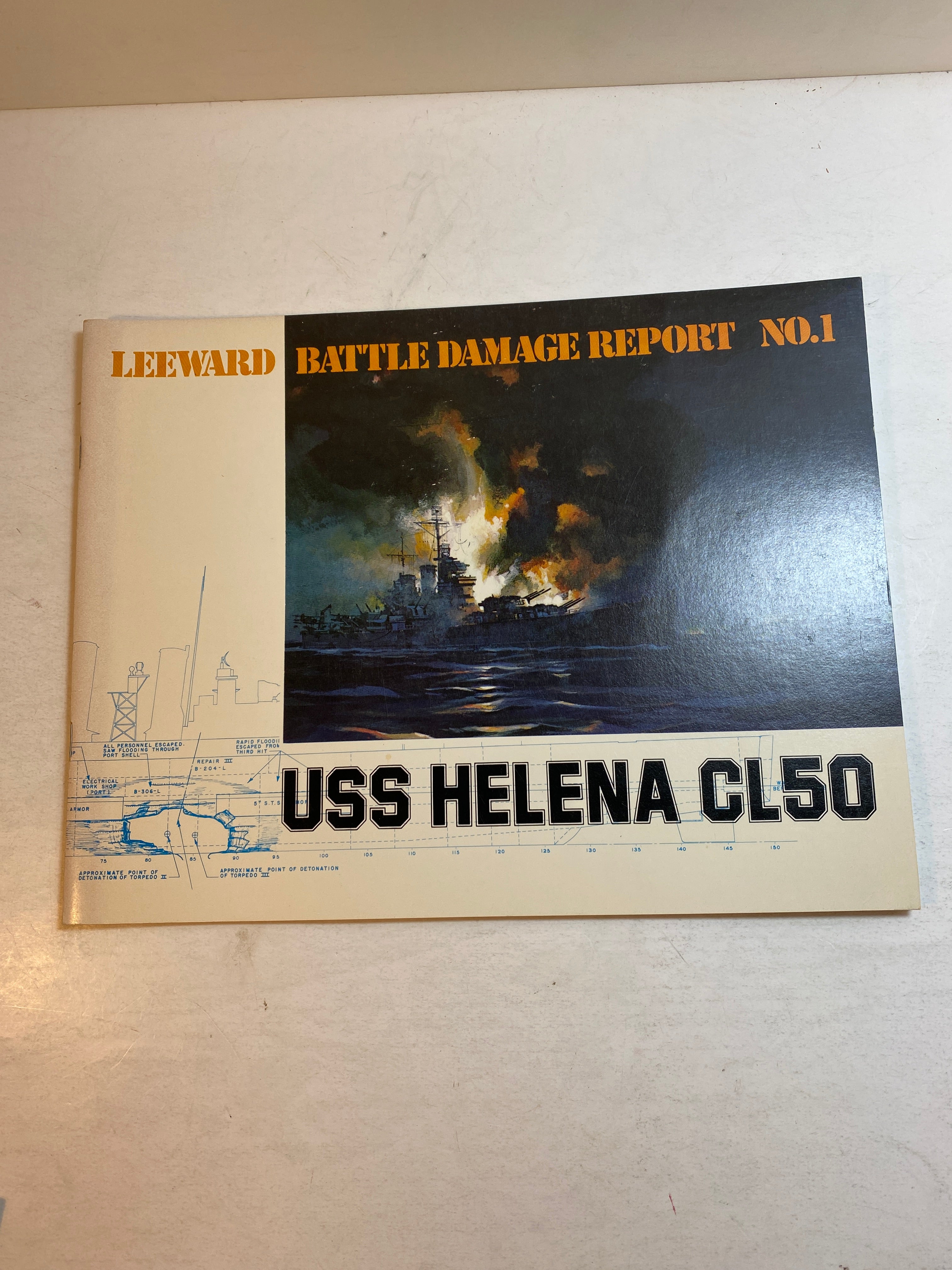 USS Helena CL50 Leeward Battle Damage Report 1979