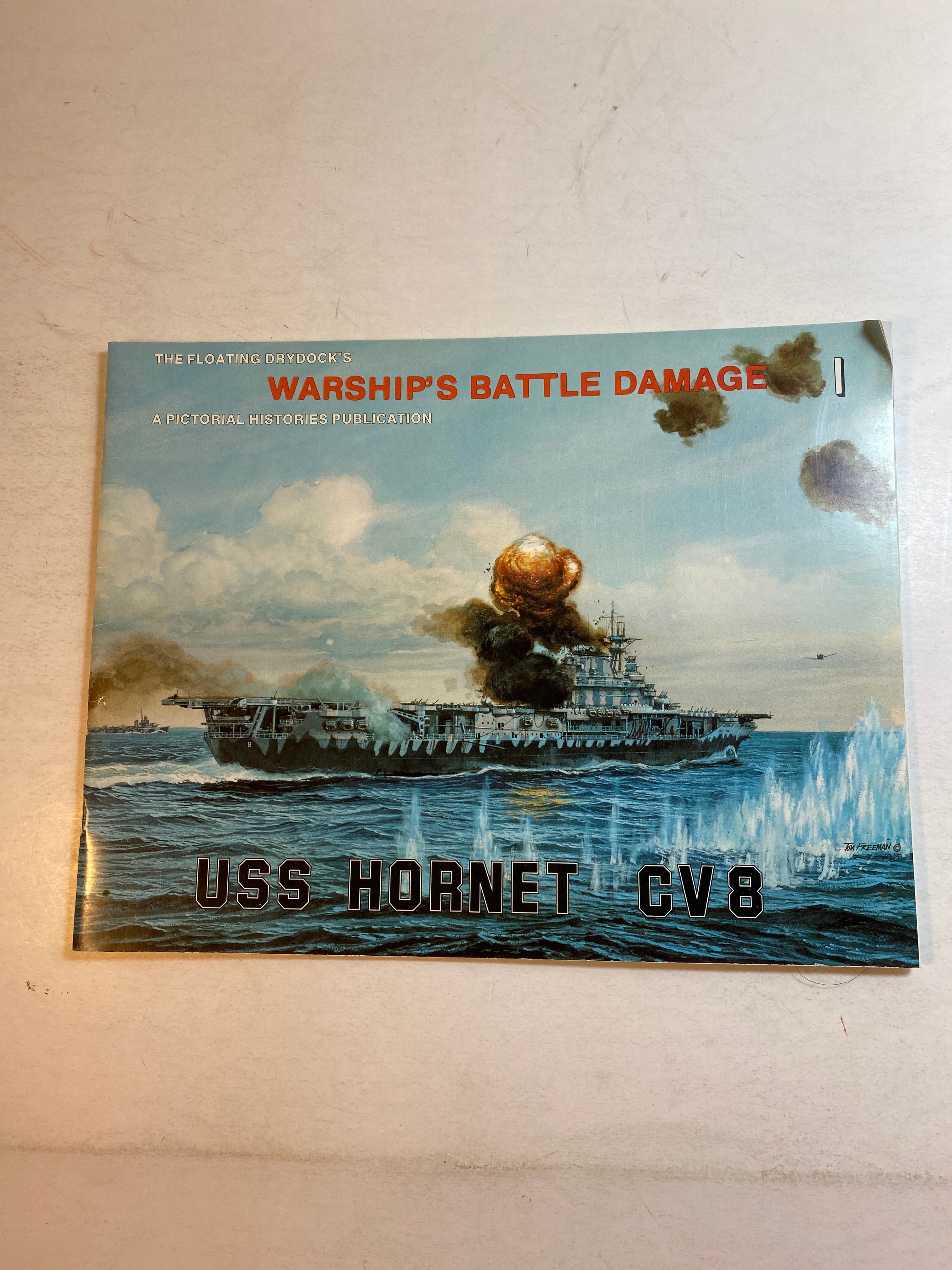 USS Hornet CV8 Leeward Battle Damage Report 1985