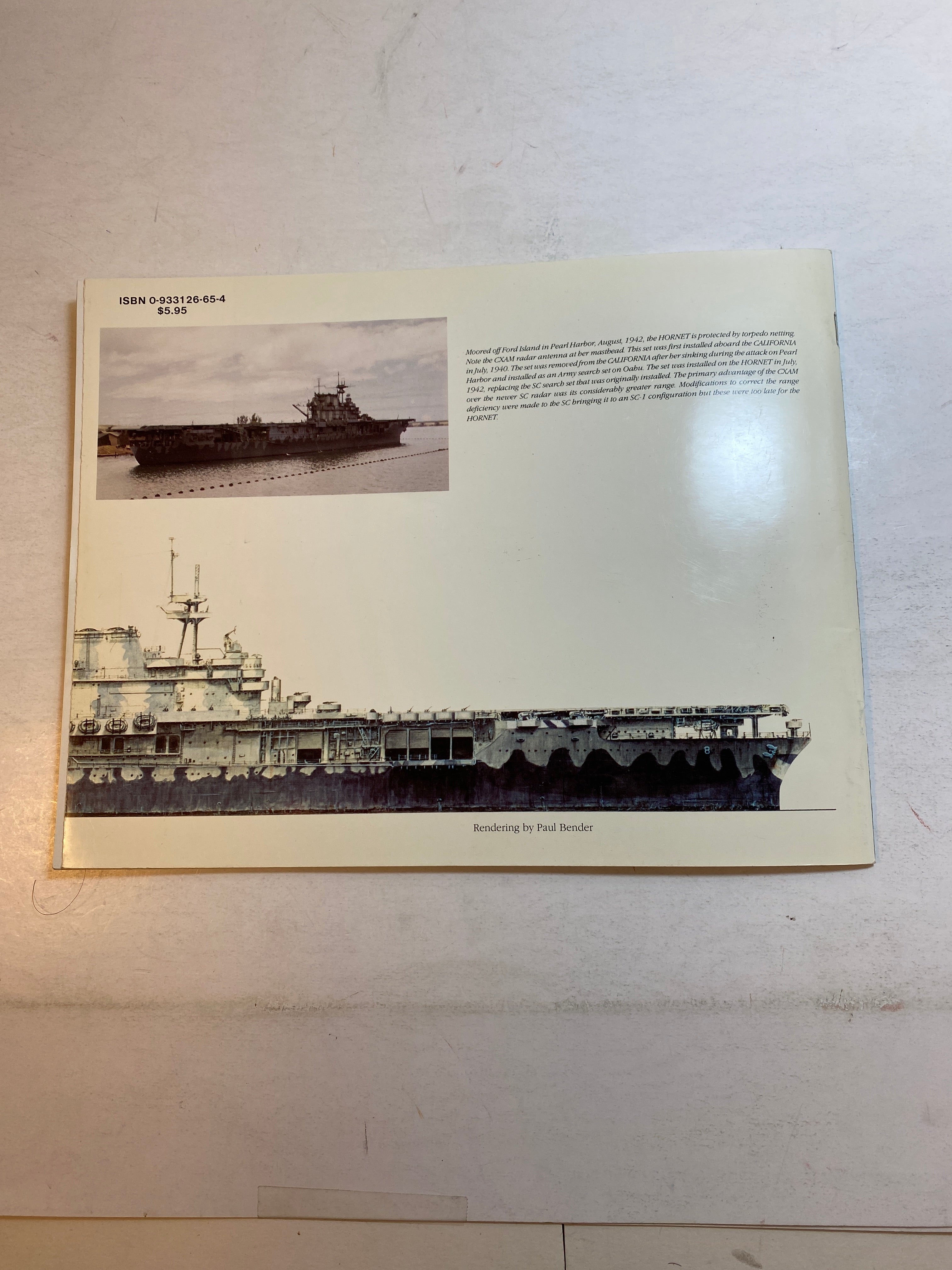 USS Hornet CV8 Leeward Battle Damage Report 1985