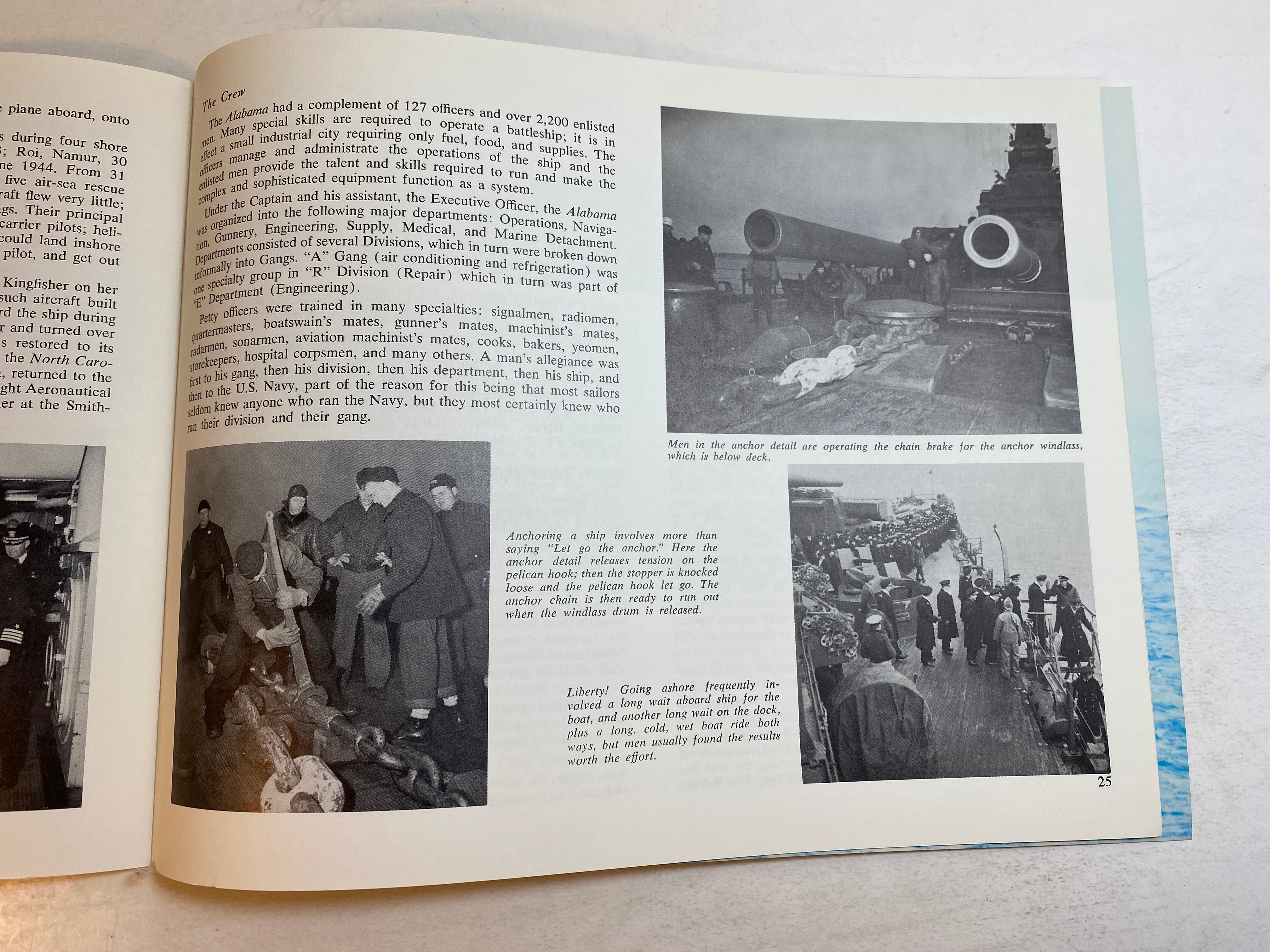 USS Alabama BB60 Ship's Data 2 1974 Leeward Publications