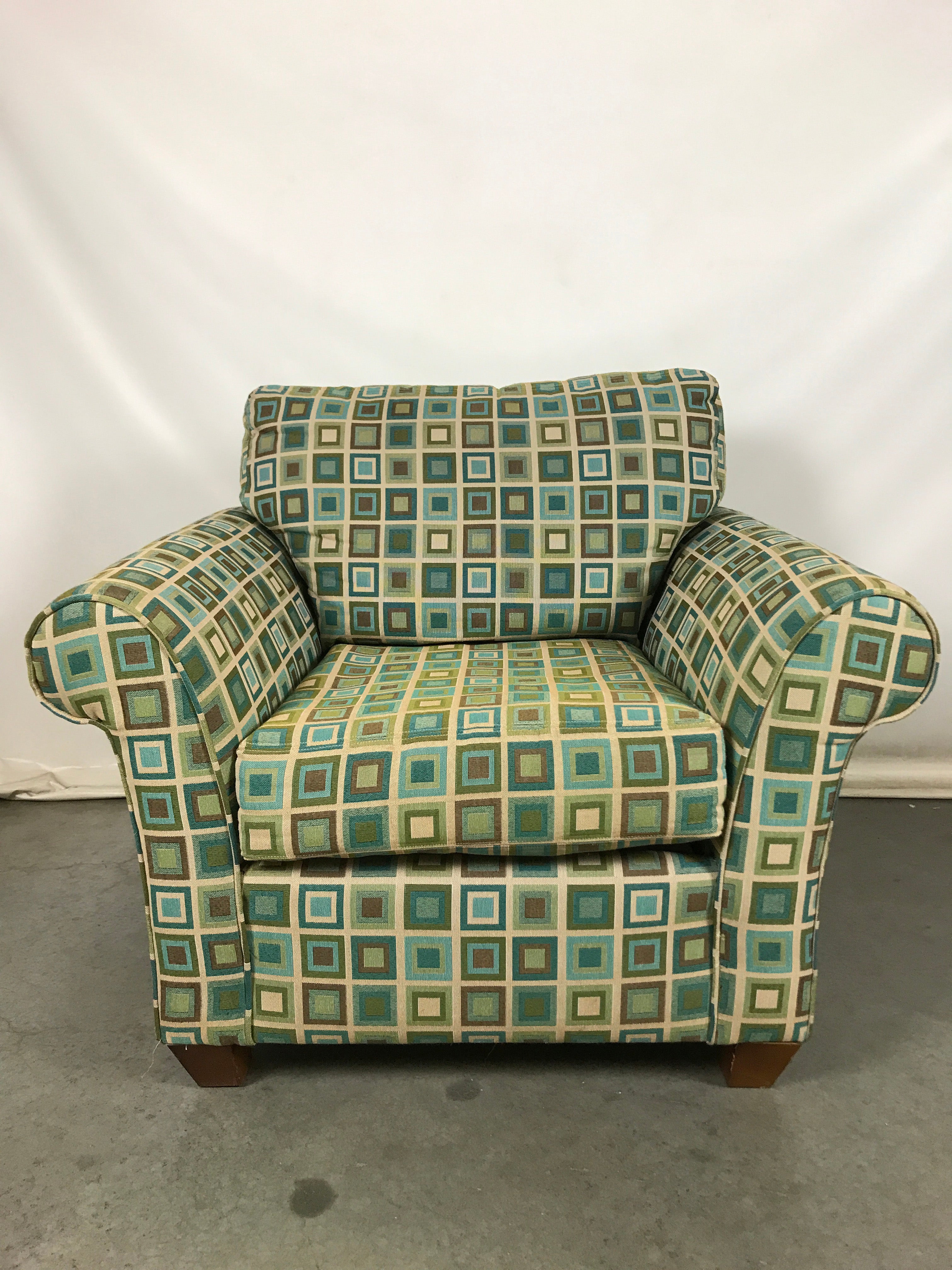 Adden Furniture Square Patterned Chair