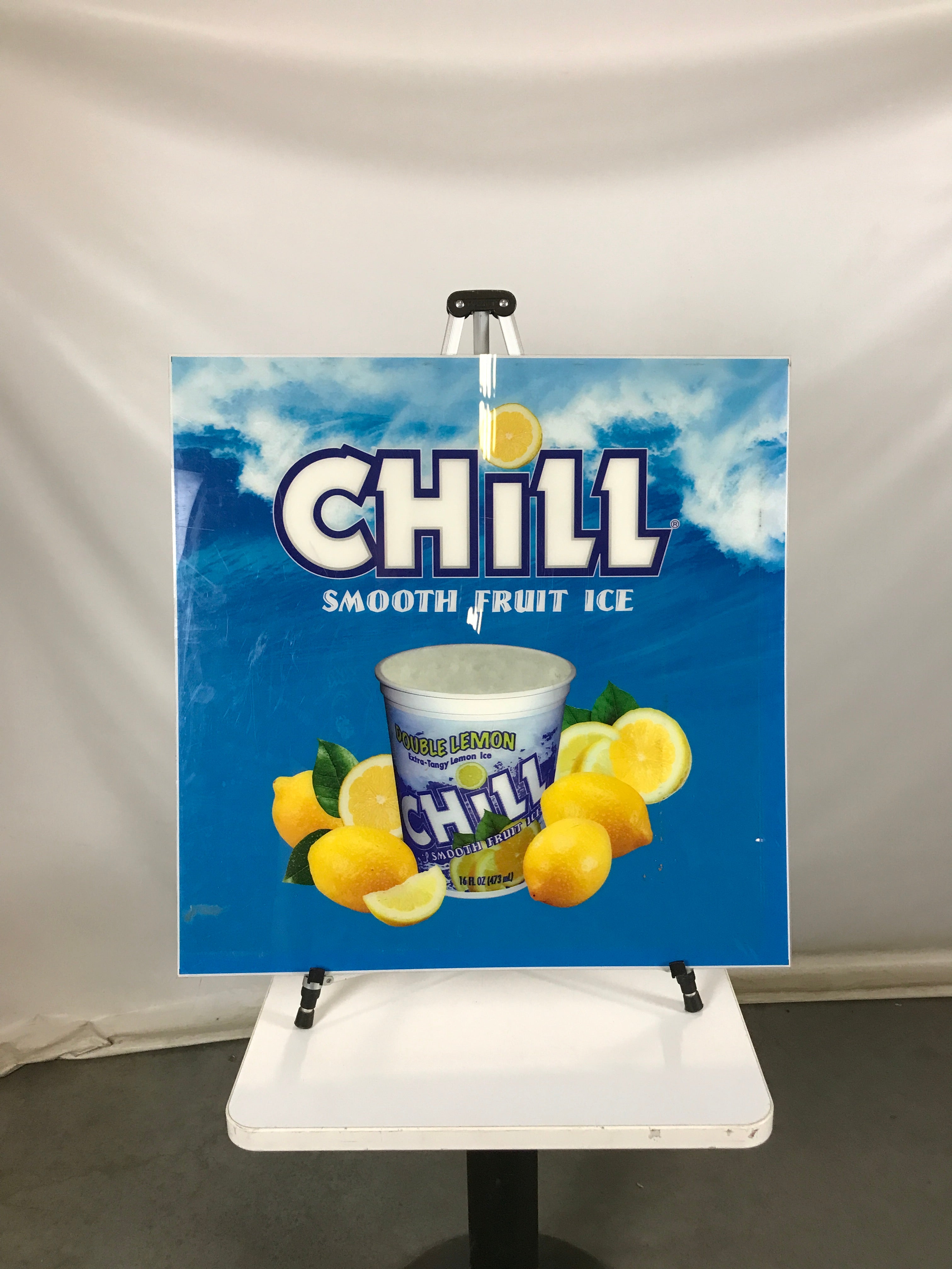 Chill Smooth Fruit Ice Vinyl Sign