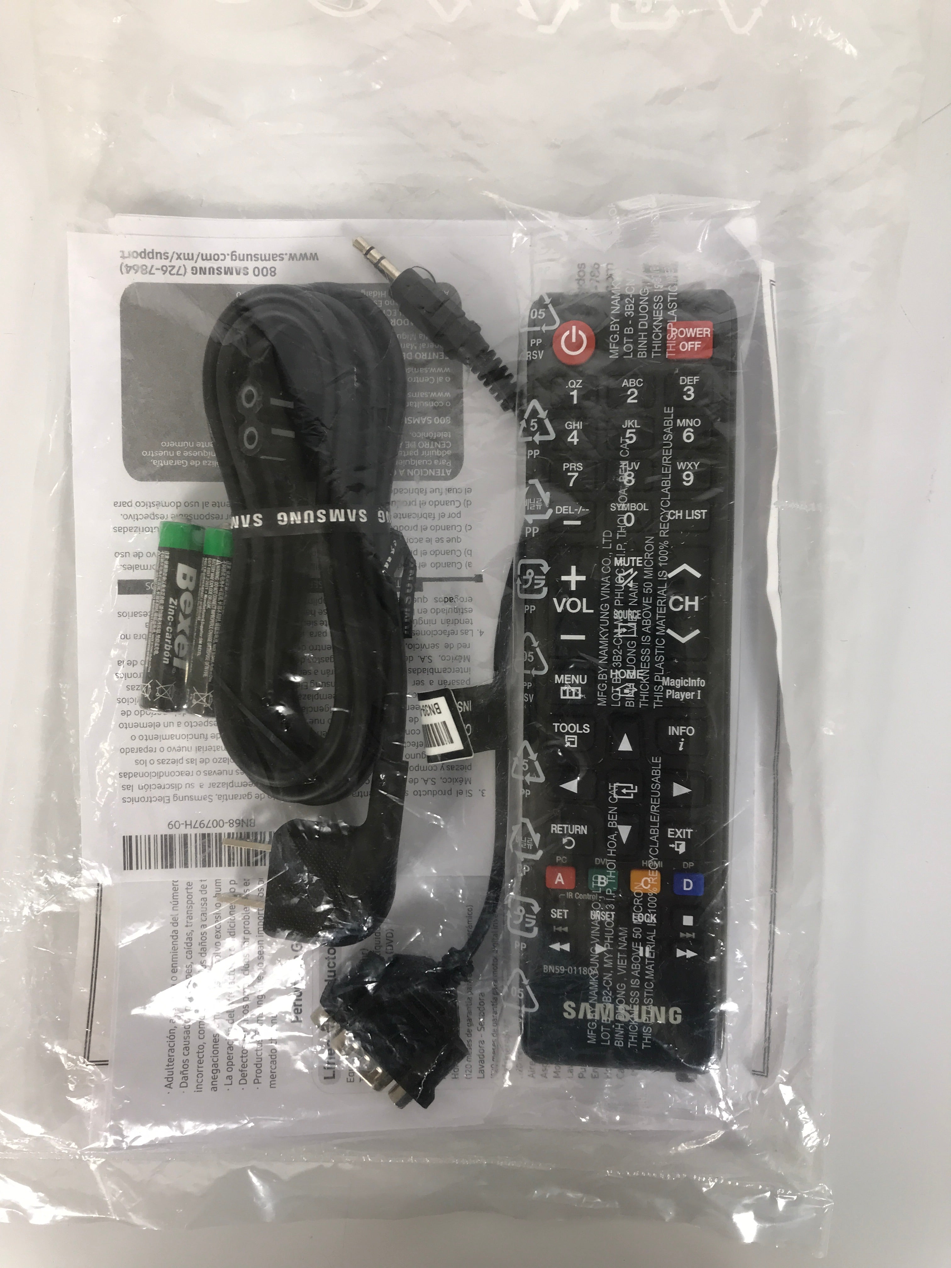 Samsung BN59-01180A TV Remote Set *New*